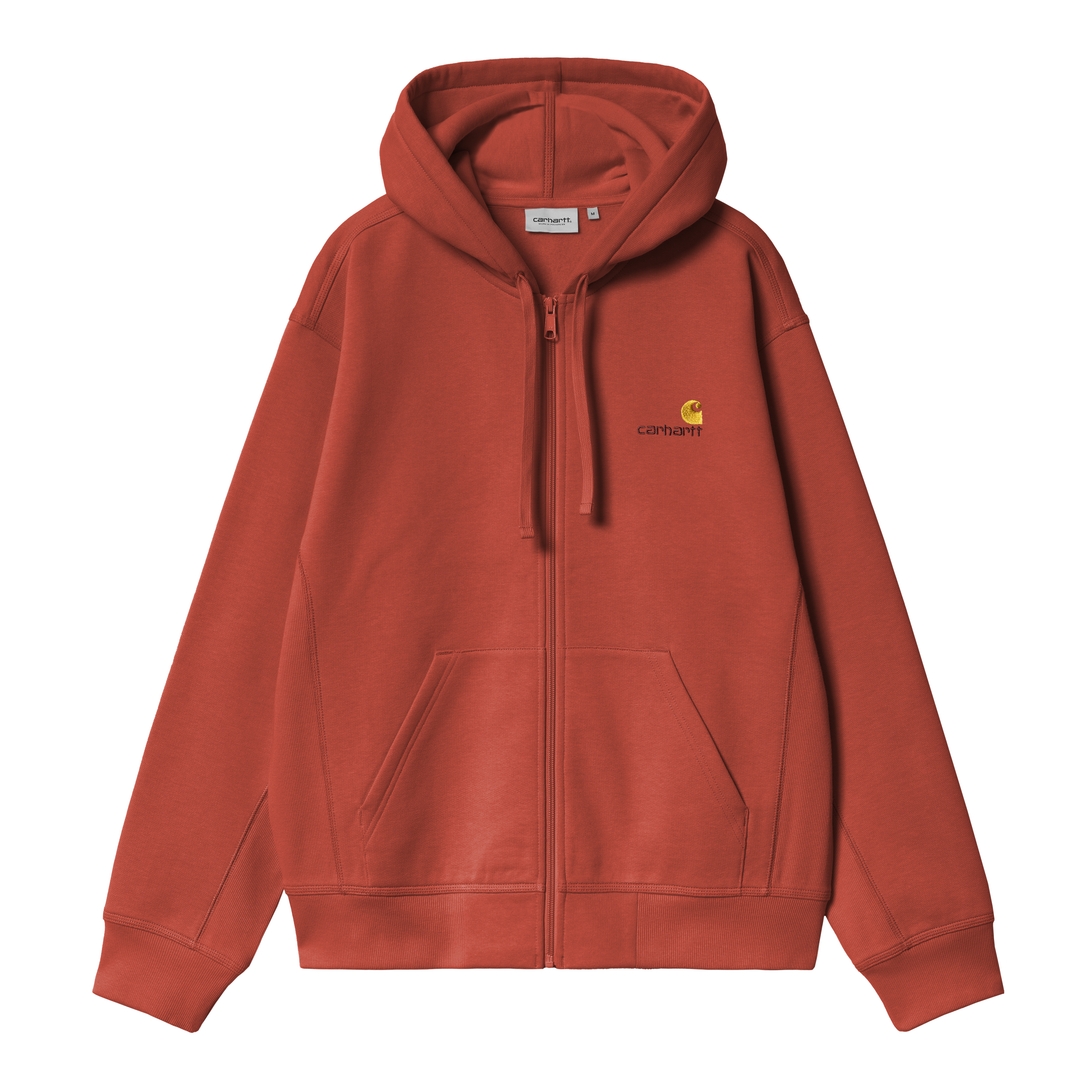 Carhartt WIP Hooded American Script Jacket, Oxide Red | Official