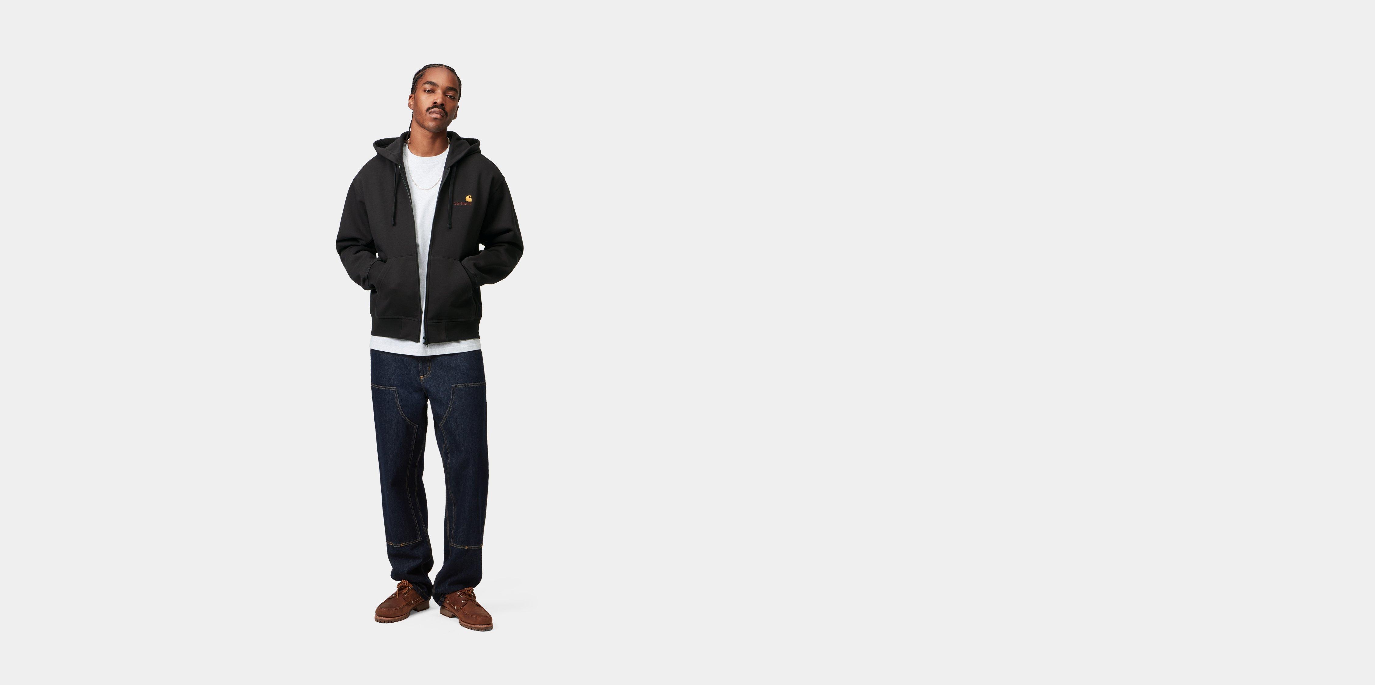 Carhartt WIP Hooded American Script Jacket, Black | Official