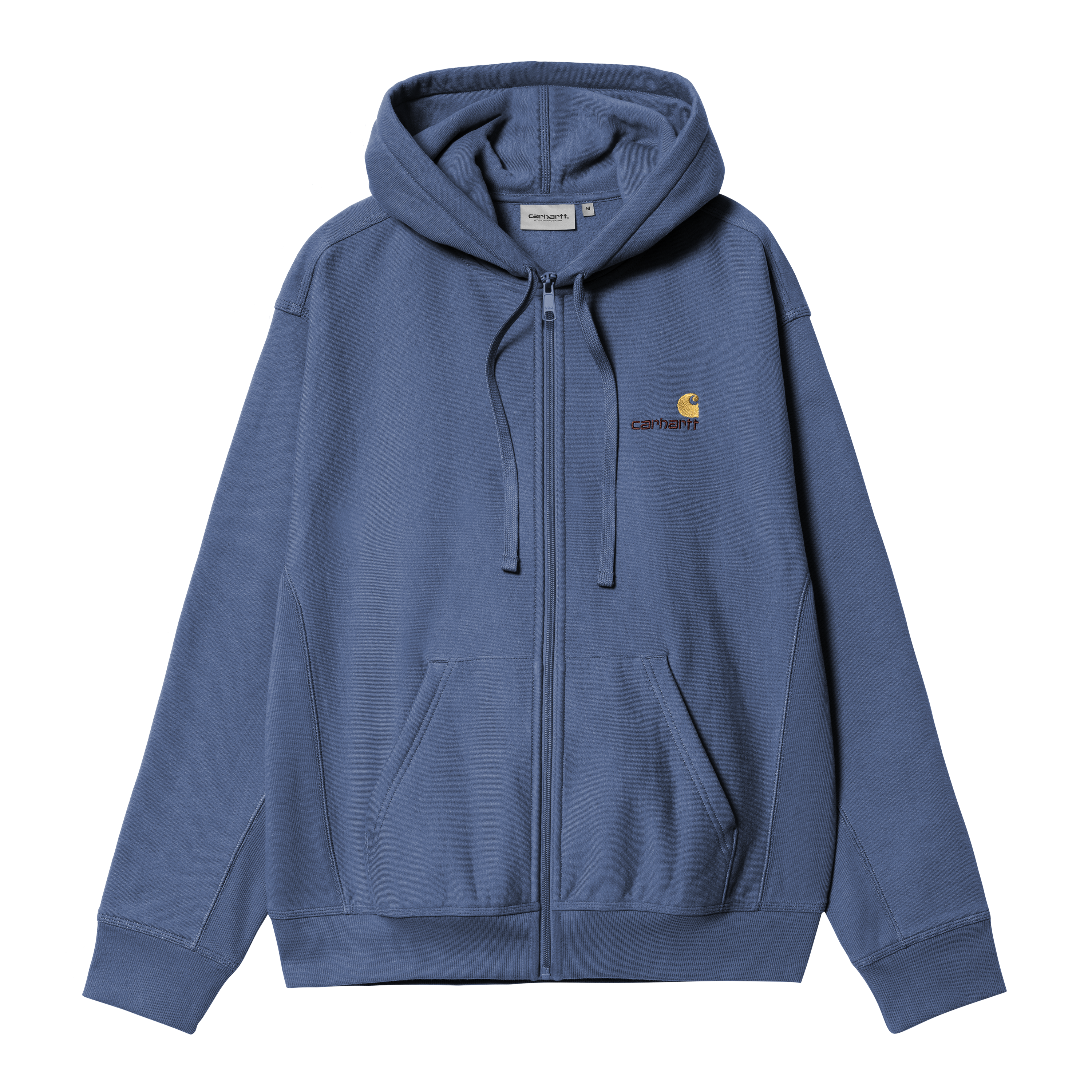 Carhartt WIP Hooded American Script Jacket Bleu