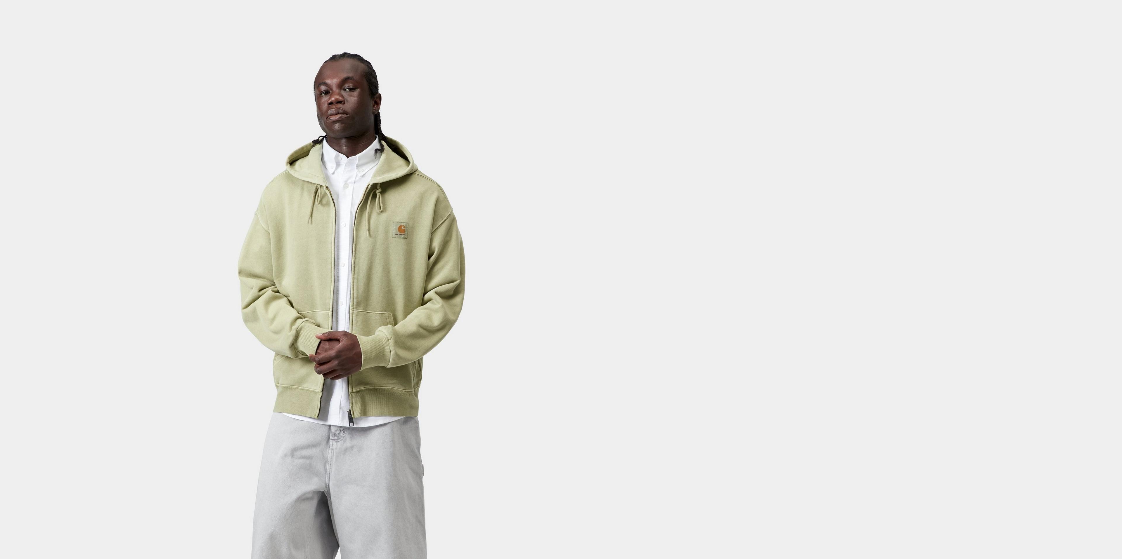Carhartt WIP Hooded Nelson Jacket, Gentle Green | Official Online Store