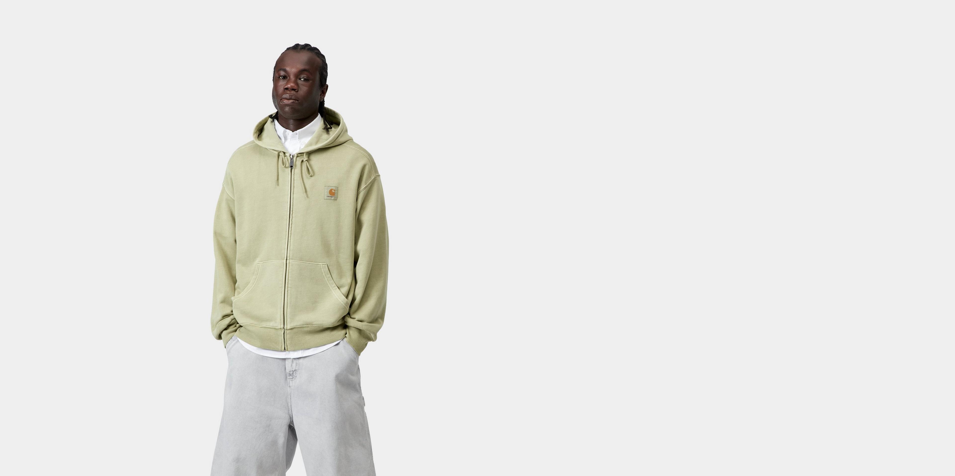 Carhartt WIP Hooded Nelson Jacket, Gentle Green | Official Online