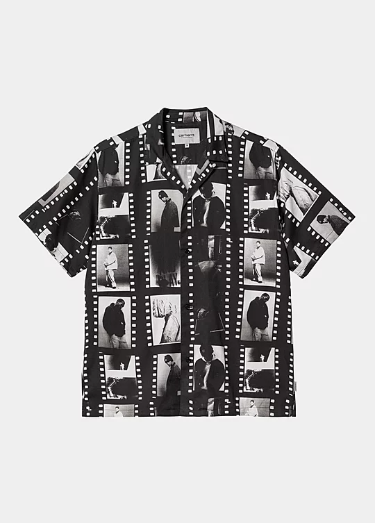 Carhartt WIP Short Sleeve Photo Strip Shirt in Black