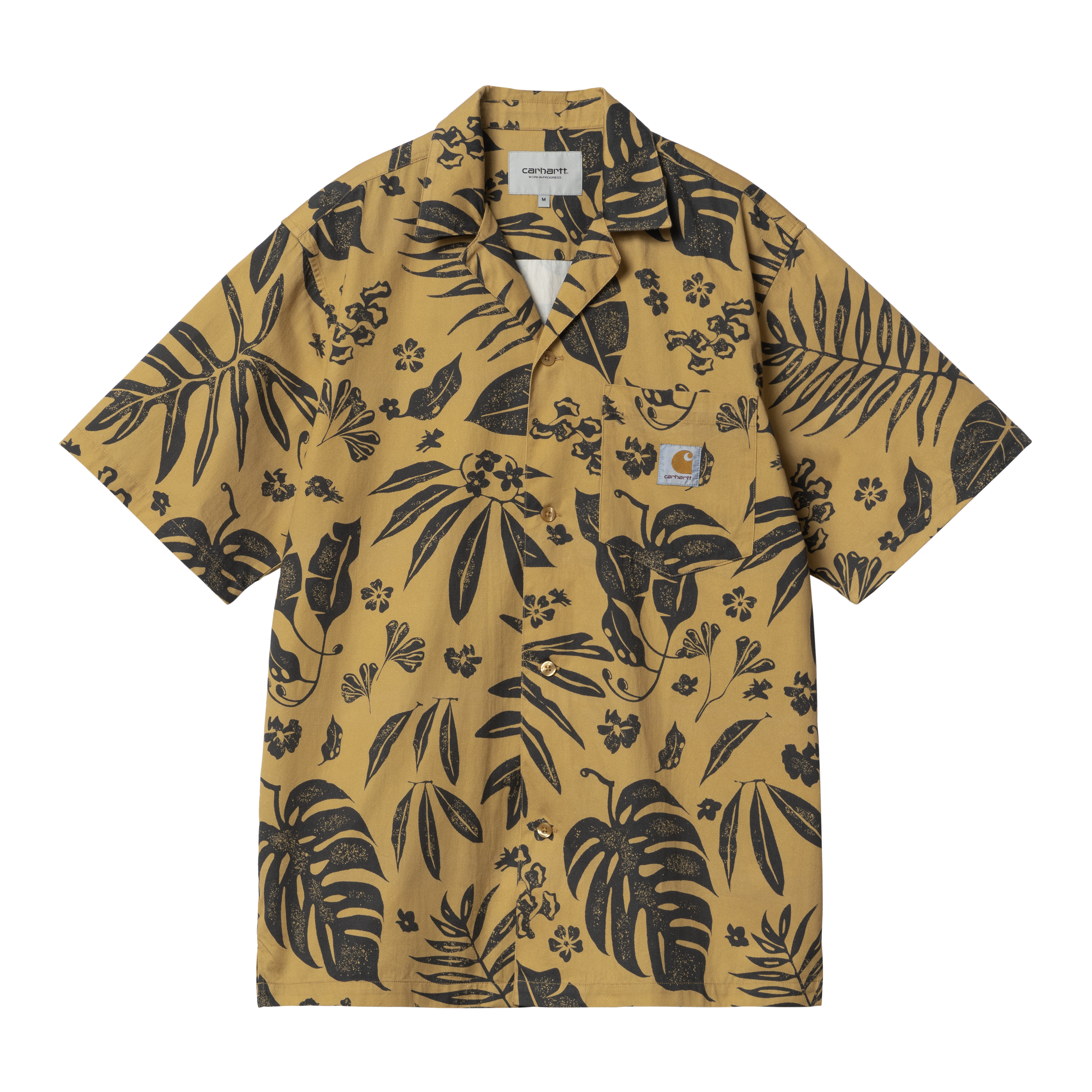 Carhartt WIP Short Sleeve Woodblock Shirt in Multicolor