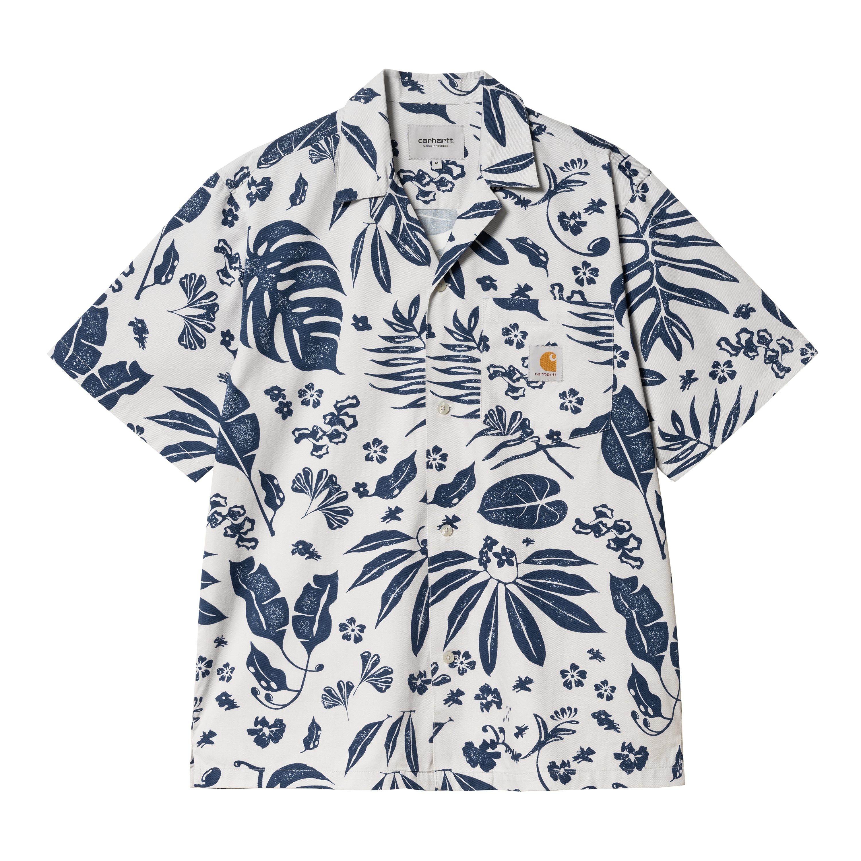 Carhartt WIP Short Sleeve Woodblock Shirt in Multicolor