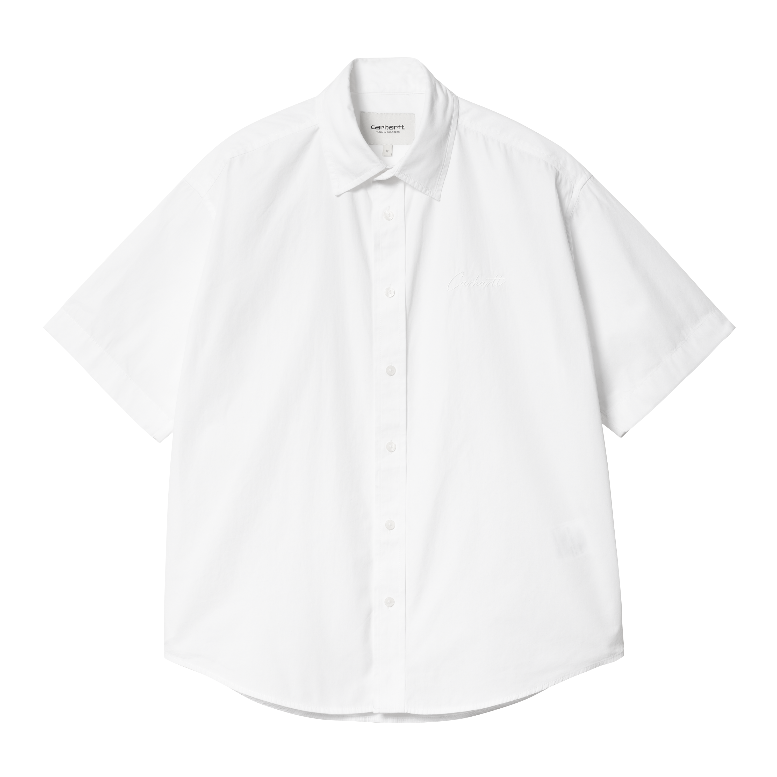 Carhartt WIP Women’s Short Sleeve Jaxon Shirt in Weiß
