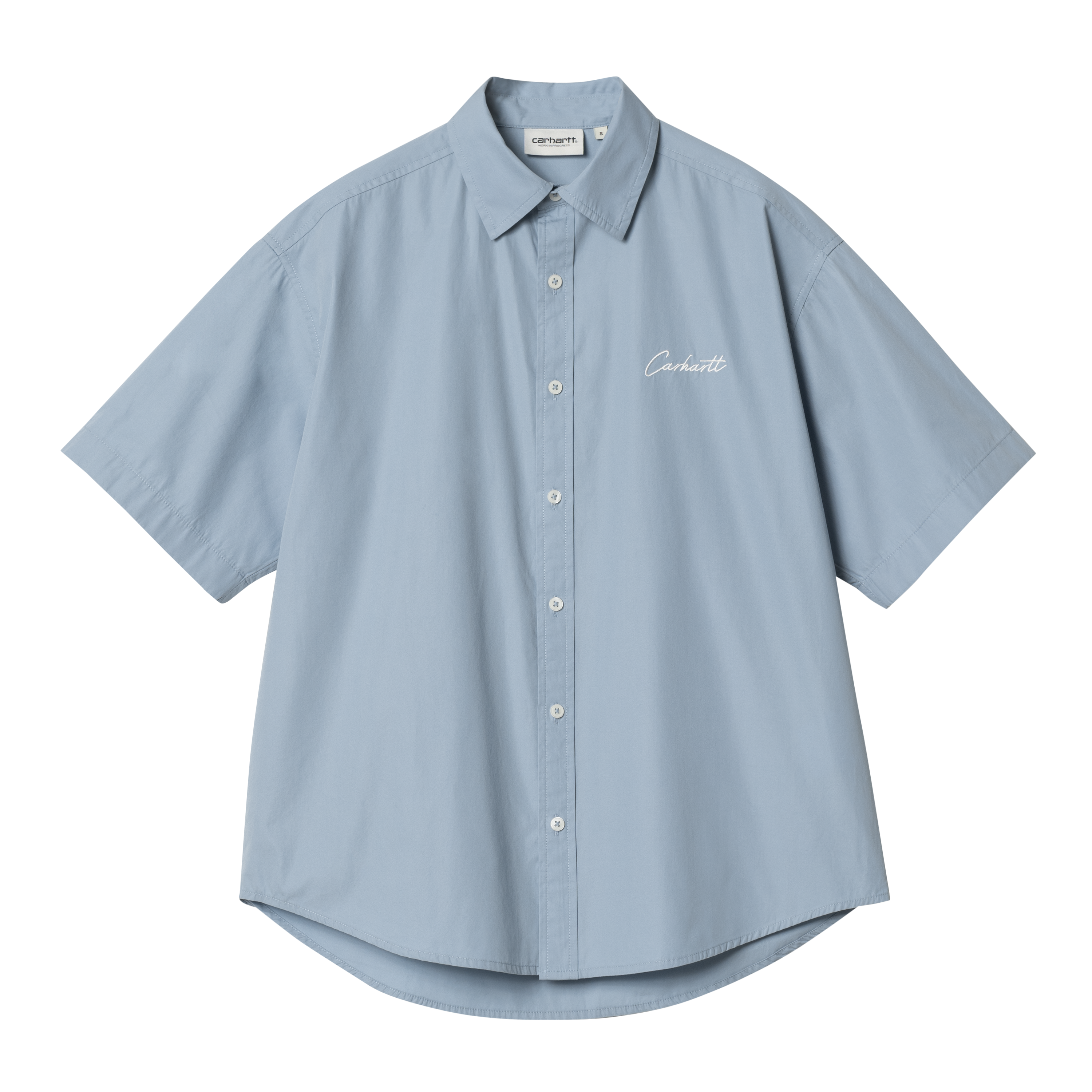 Carhartt WIP Women’s Short Sleeve Jaxon Shirt in Blu