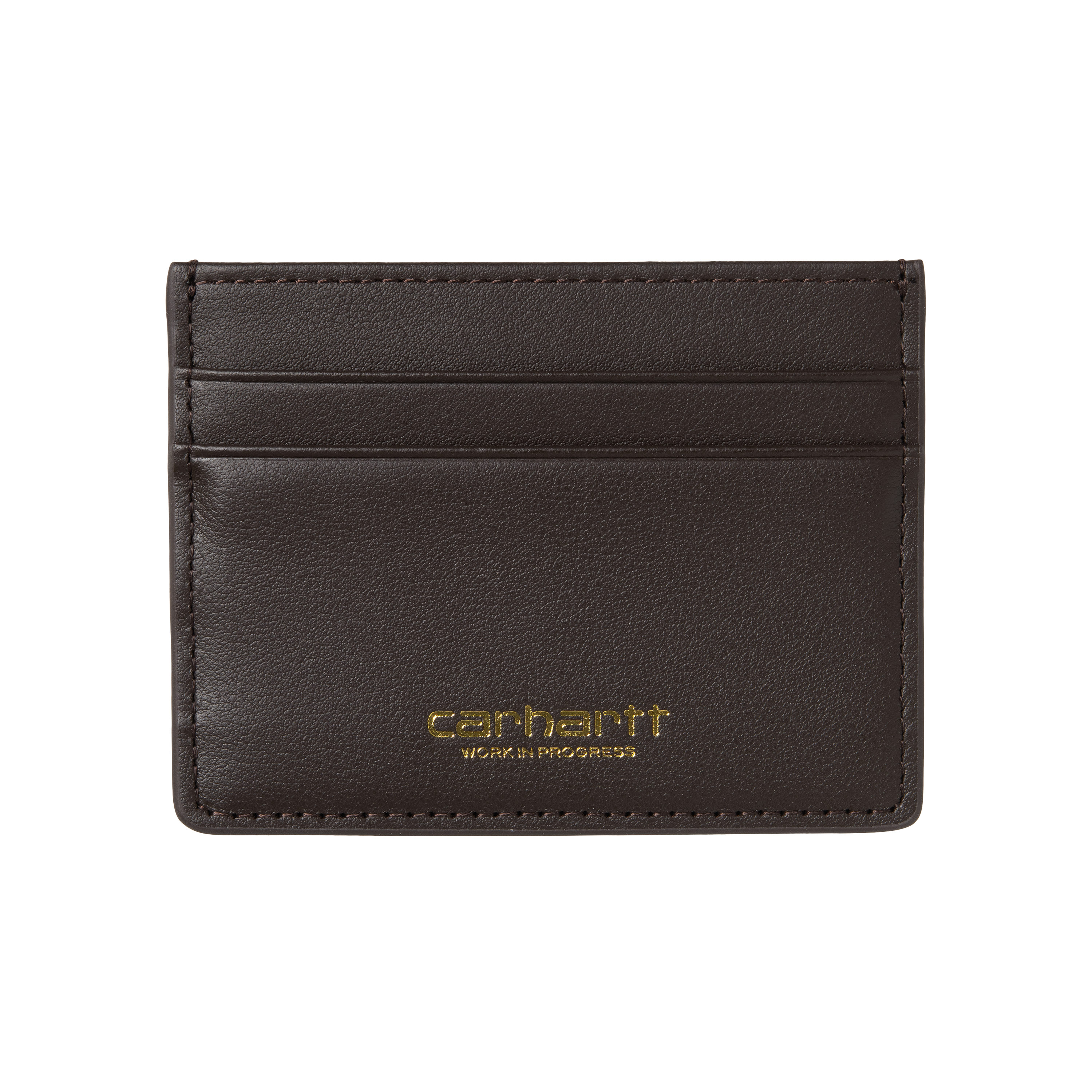 Carhartt WIP Vegas Cardholder Tobacco / Gold | brown