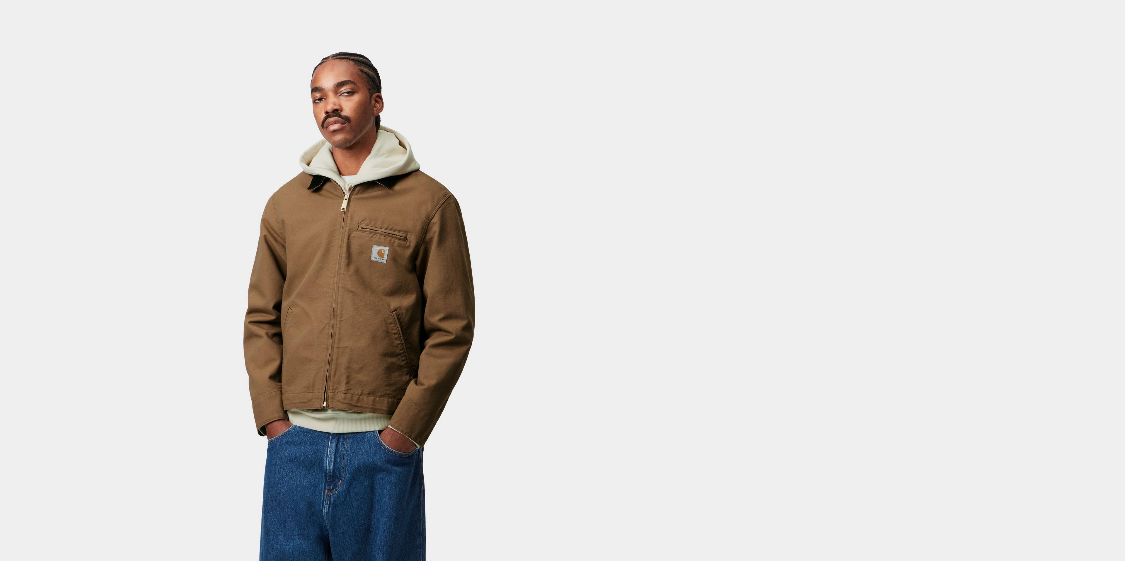 ジャケット・アウター DETROIT JACKET - HamiltonBrown / Tobacco Carhartt WIP Detroit Jacket (Summer), Hamilton Brown