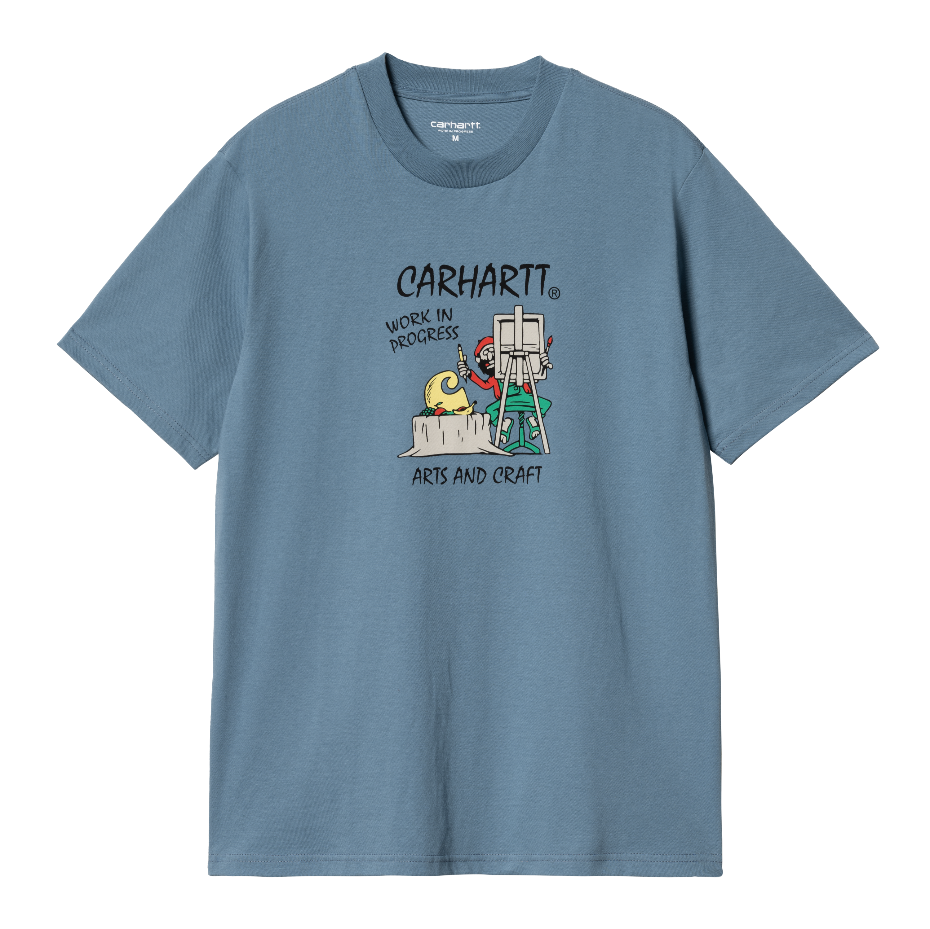 Carhartt WIP Short Sleeve Art Supply T-Shirt in Blu