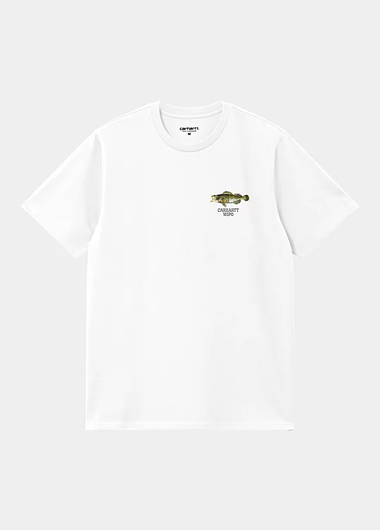 Carhartt WIP Short Sleeve Fish T-Shirt in White