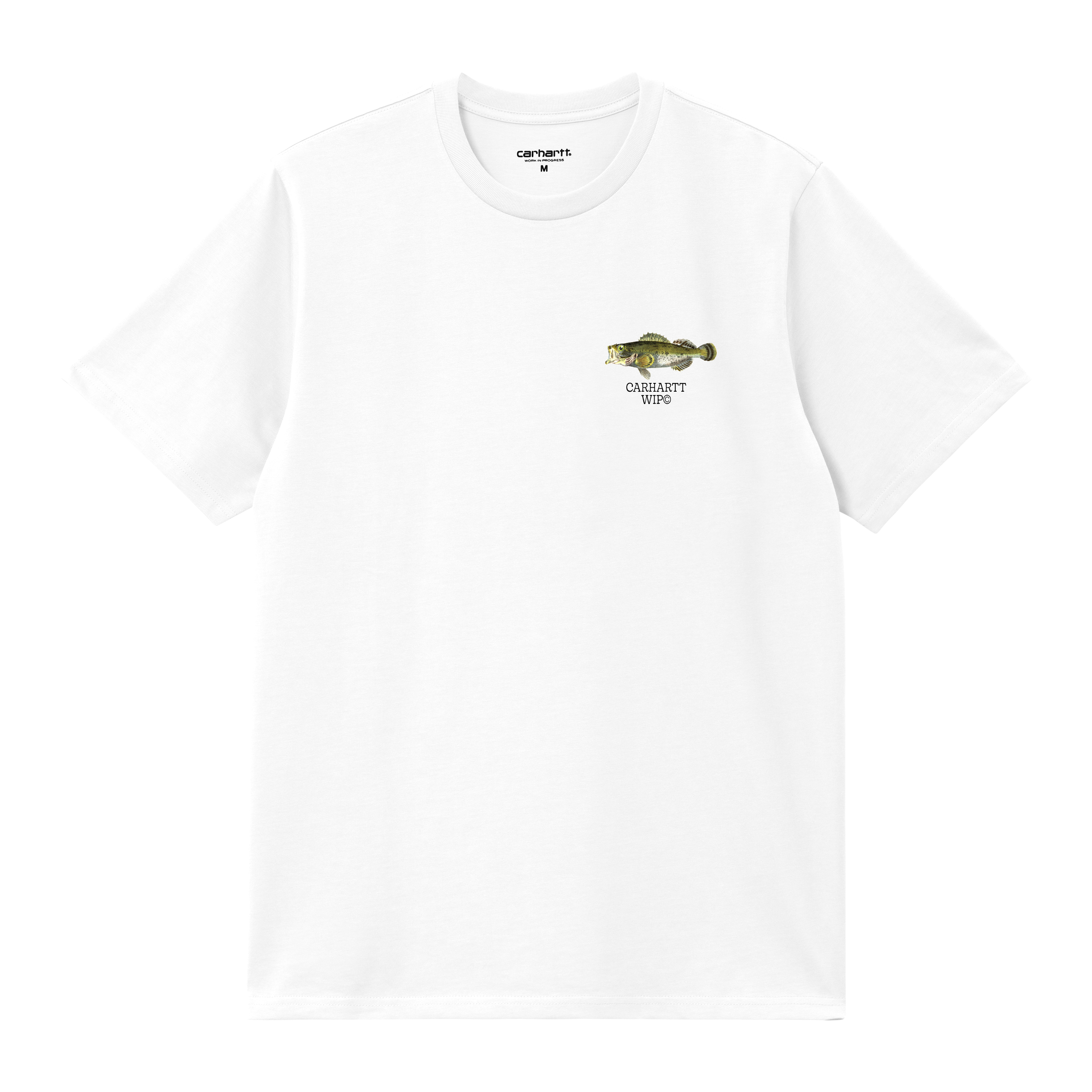 Carhartt WIP Short Sleeve Fish T-Shirt Blanc