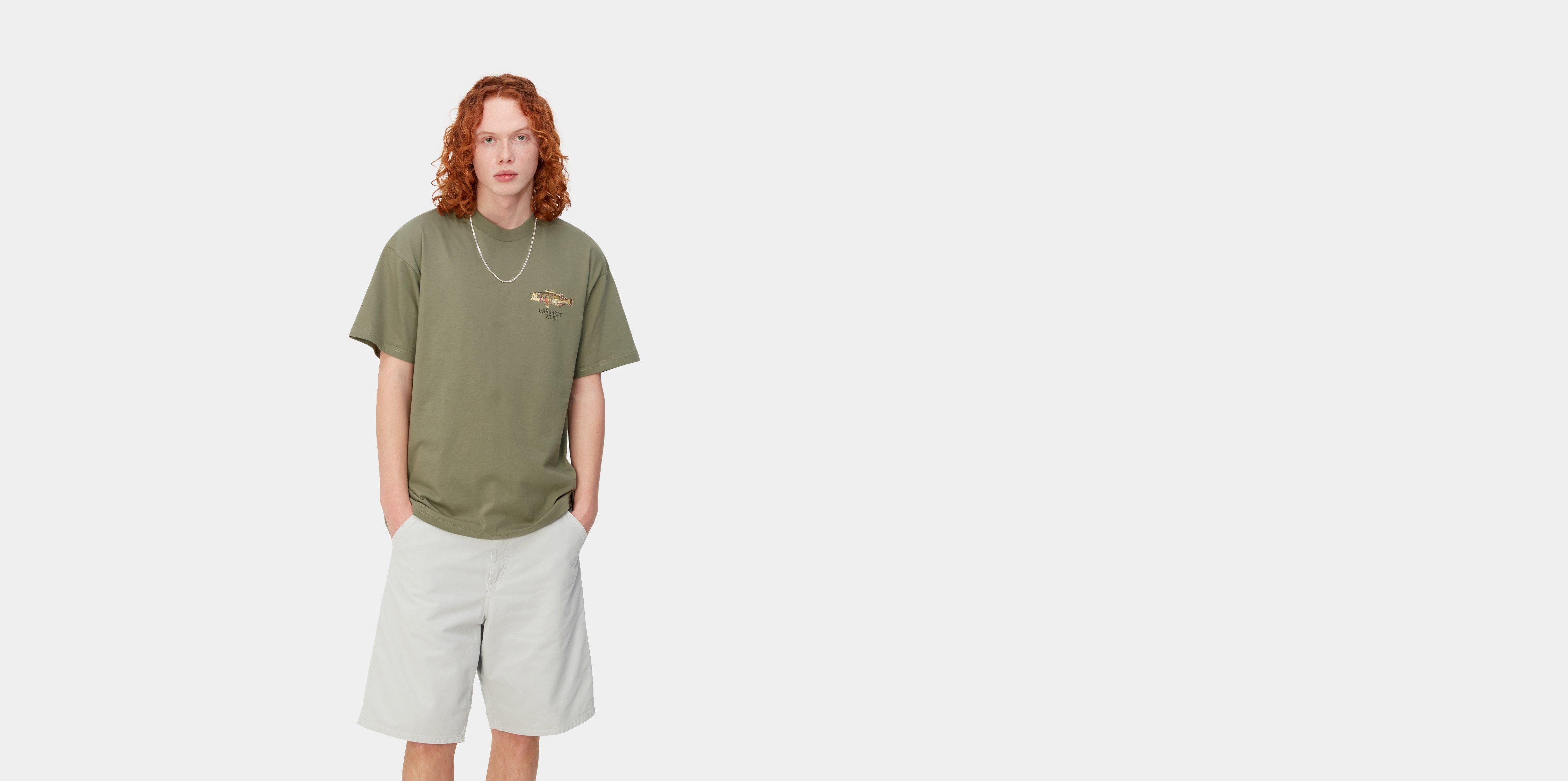 Carhartt Boy's Fish Permit Short Sleeve Tee - CA6528-Q80-CA1-4