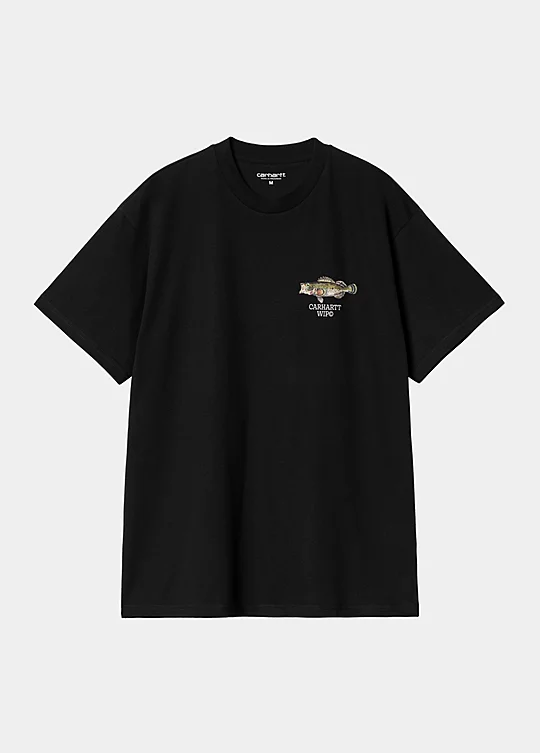 Carhartt WIP Short Sleeve Fish T-Shirt in Nero