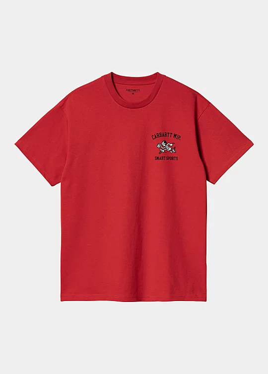 Carhartt WIP Short Sleeve Smart Sports T-Shirt in Red