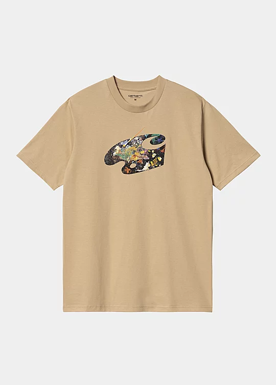 Carhartt WIP Short Sleeve Palette T-Shirt em Bege