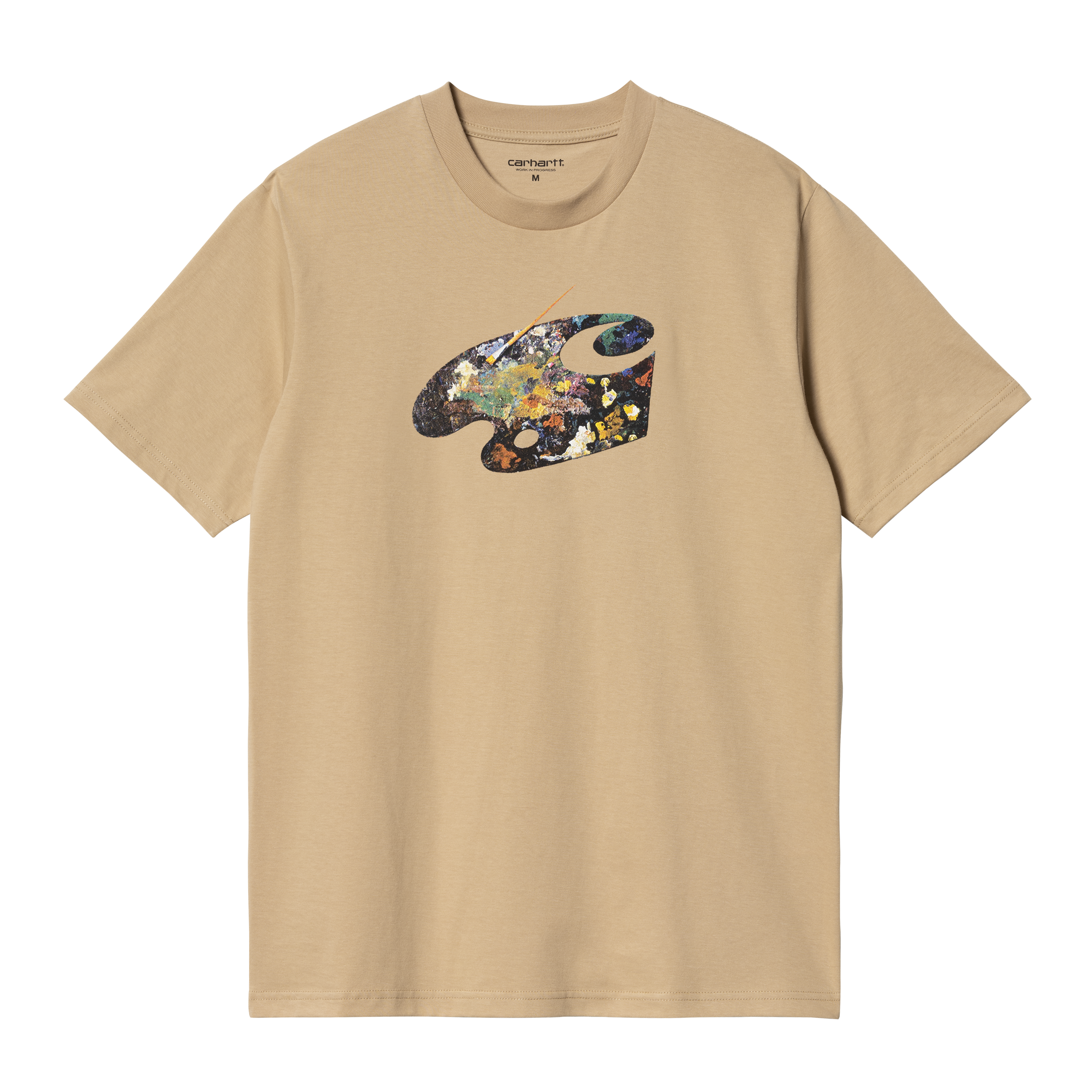 Carhartt WIP Short Sleeve Palette T-Shirt in Beige