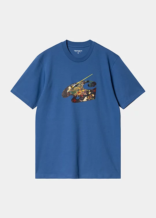 Carhartt WIP Short Sleeve Palette T-Shirt in Blu