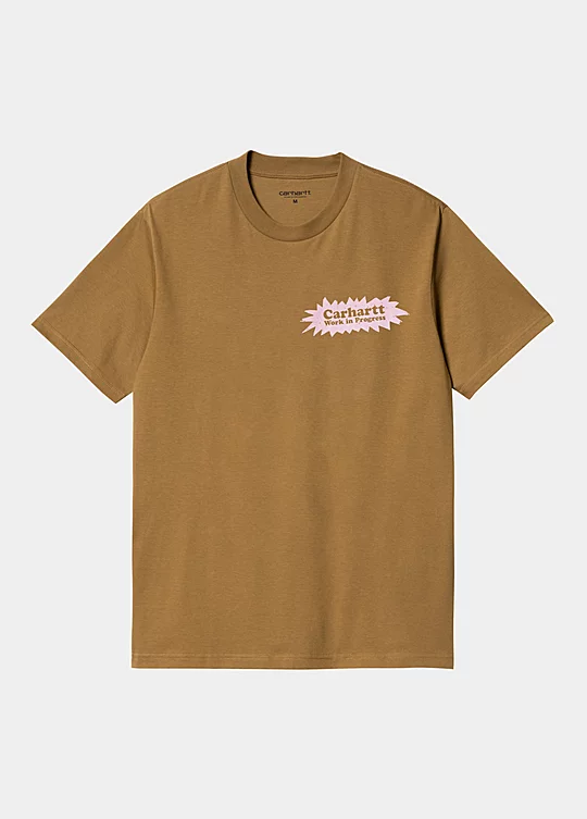 Carhartt WIP Short Sleeve Bam T-Shirt in Brown