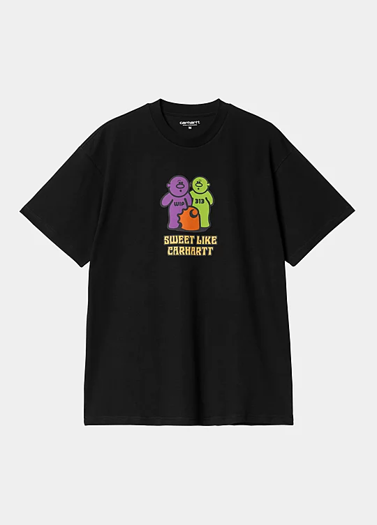 Carhartt WIP Short Sleeve Gummy T-Shirt in Black