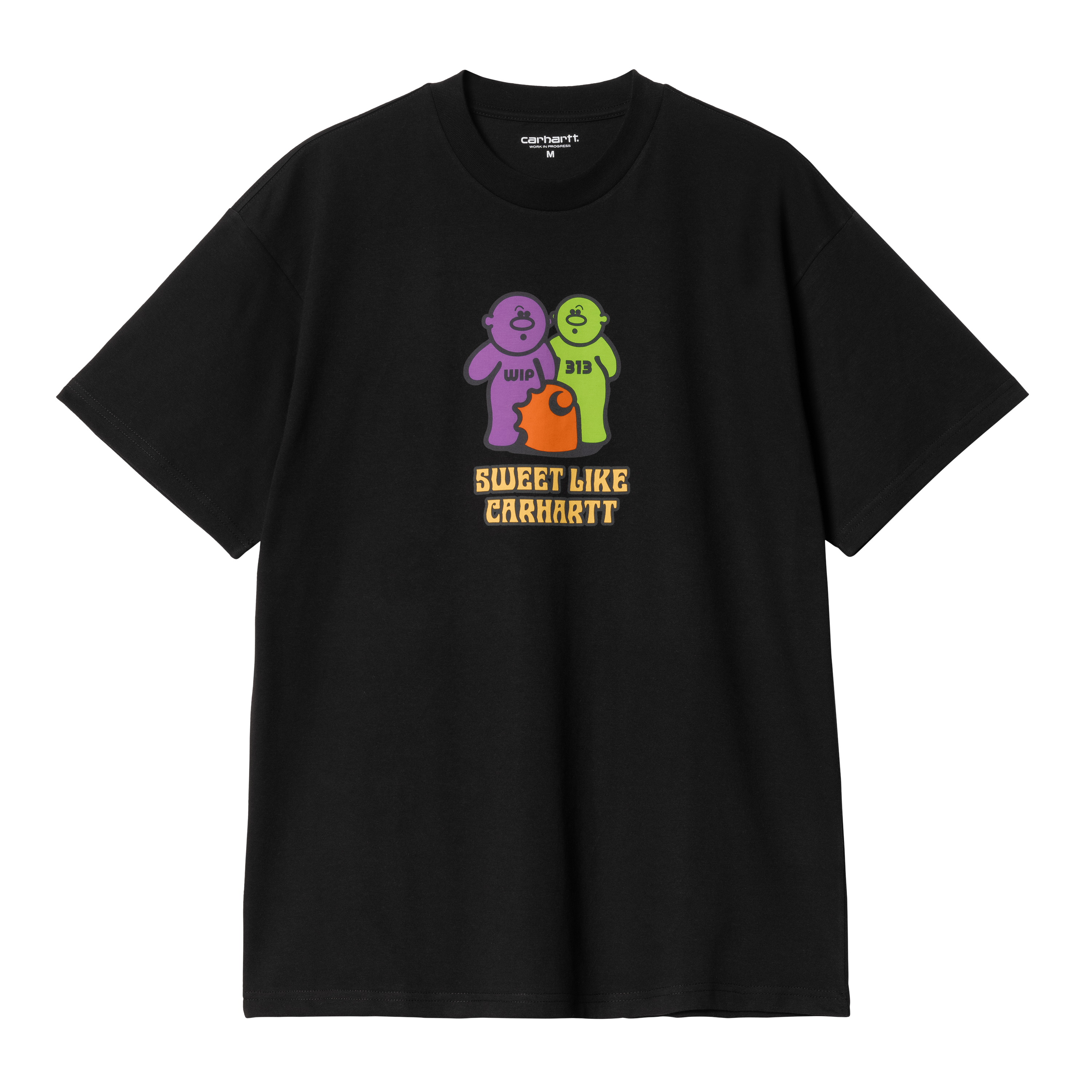 Carhartt WIP Short Sleeve Gummy T-Shirt in Nero