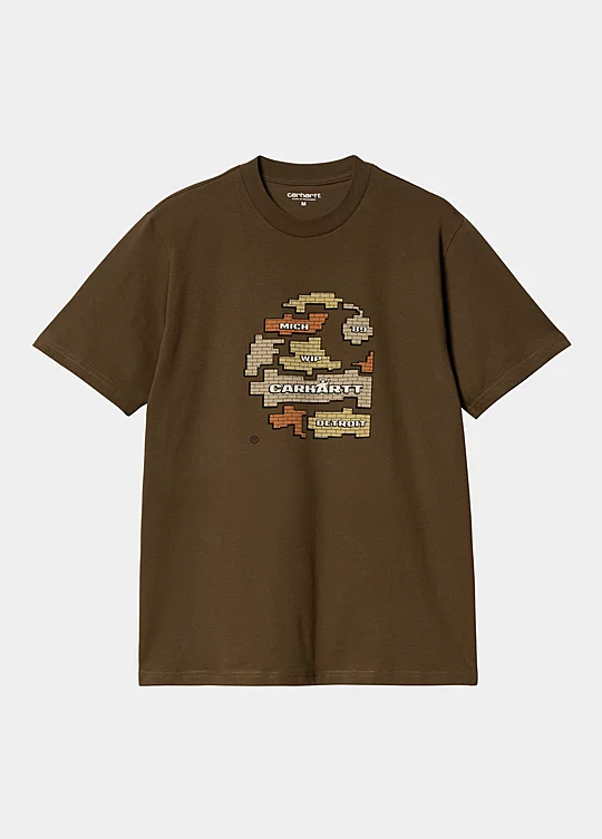 Carhartt WIP Short Sleeve Graft T-Shirt in Marrone
