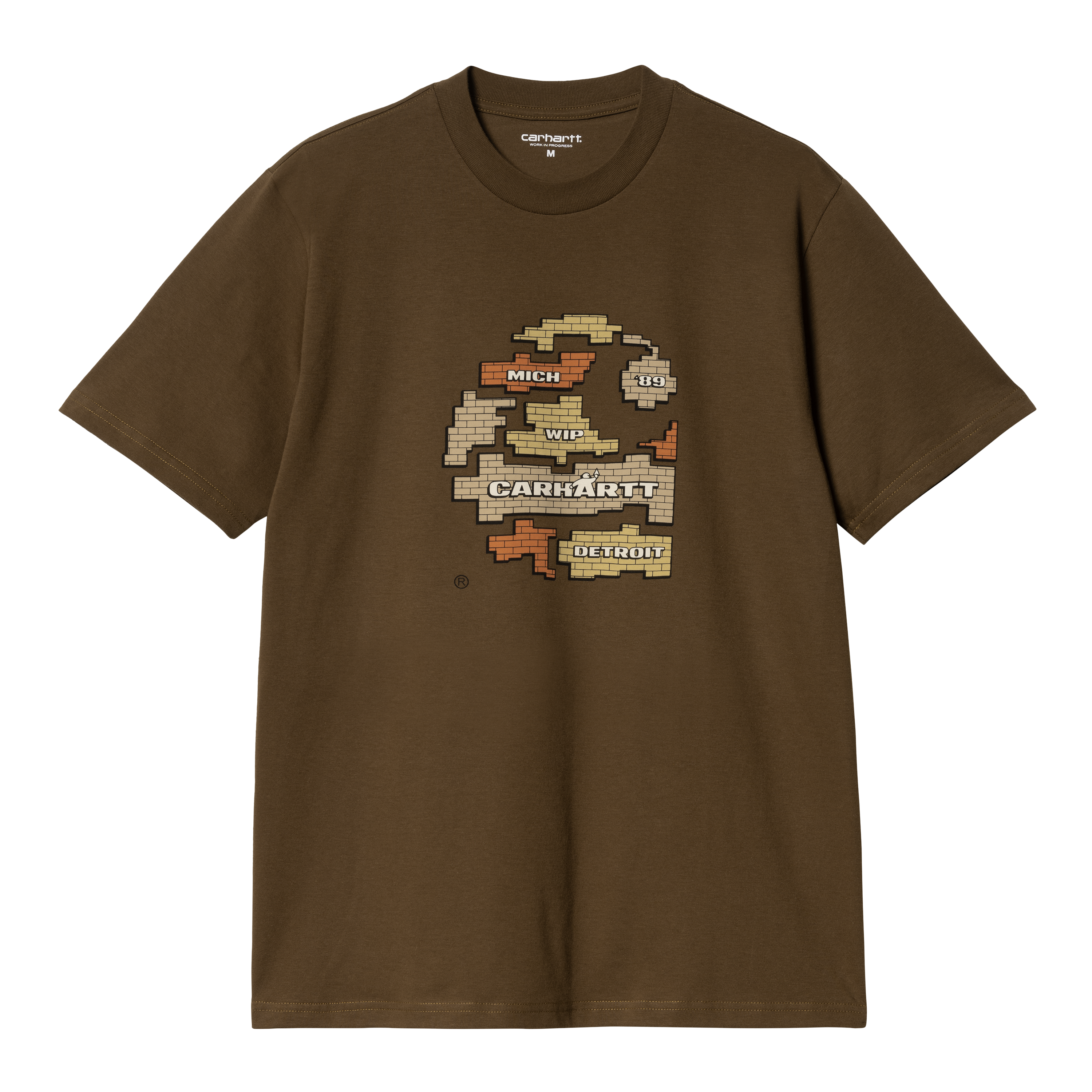 Carhartt WIP Short Sleeve Graft T-Shirt in Braun