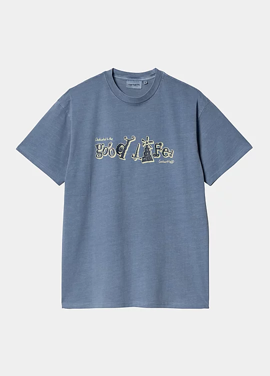Carhartt WIP Short Sleeve Carhartt WIP Life T-Shirt en Azul