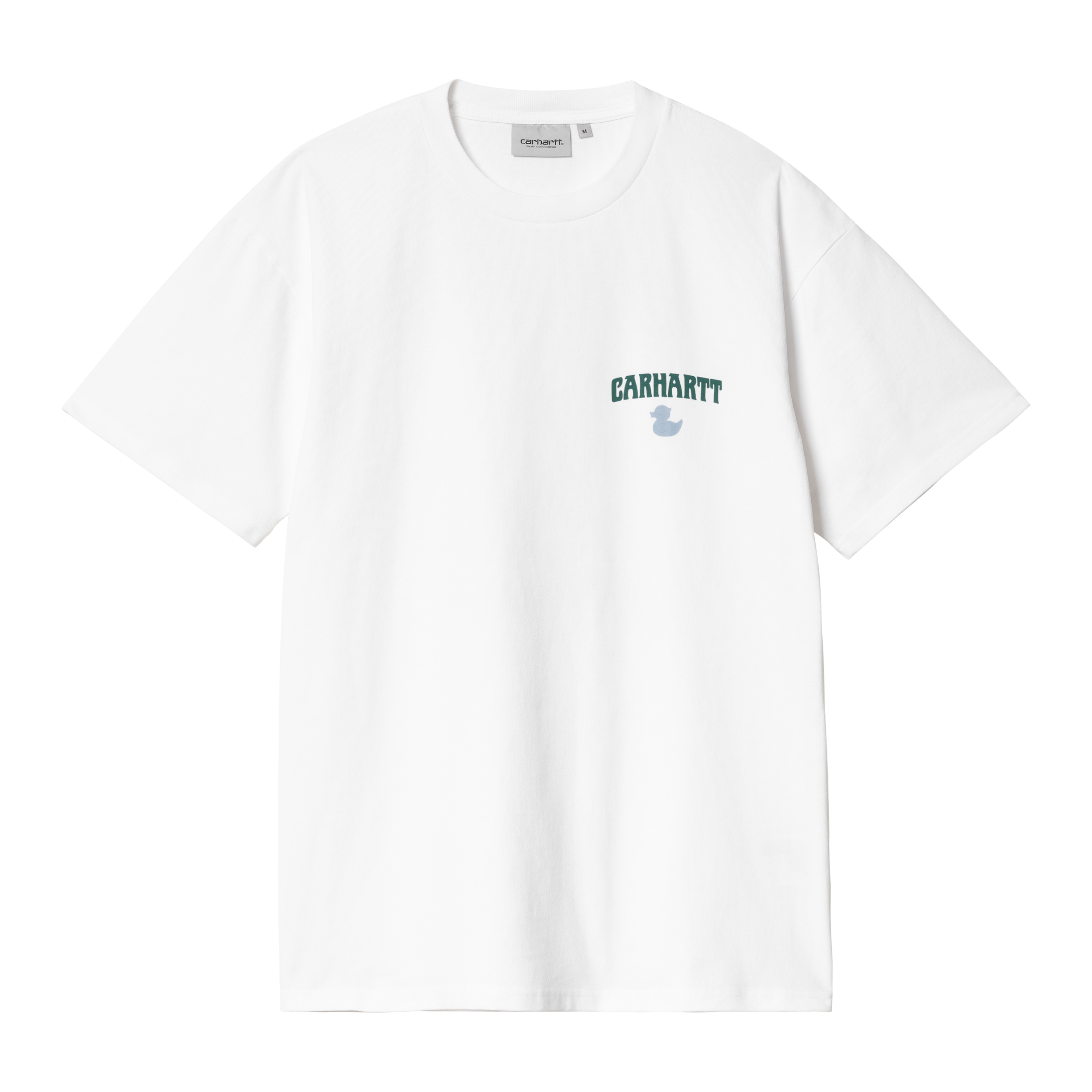 Carhartt WIP Short Sleeve Duckin' T-Shirt en Blanco