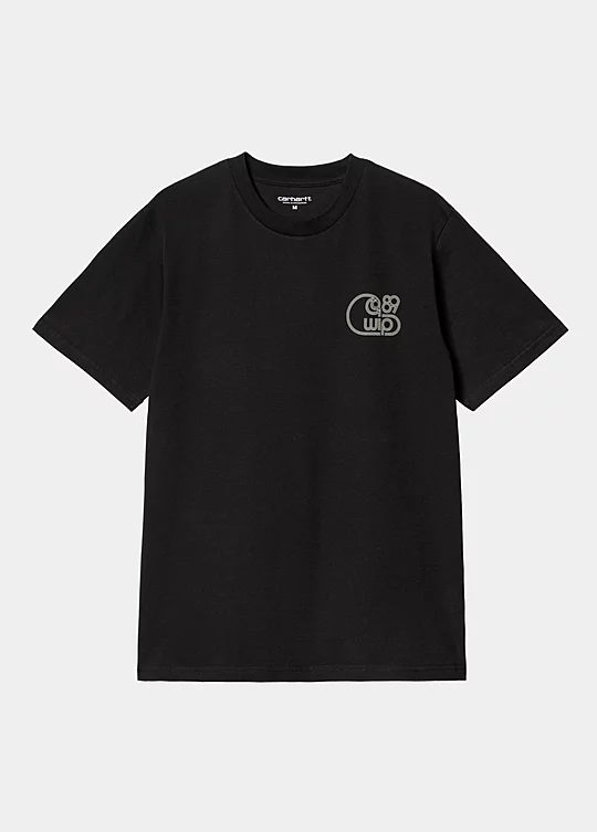 Carhartt WIP Short Sleeve Night Night T-Shirt in Black