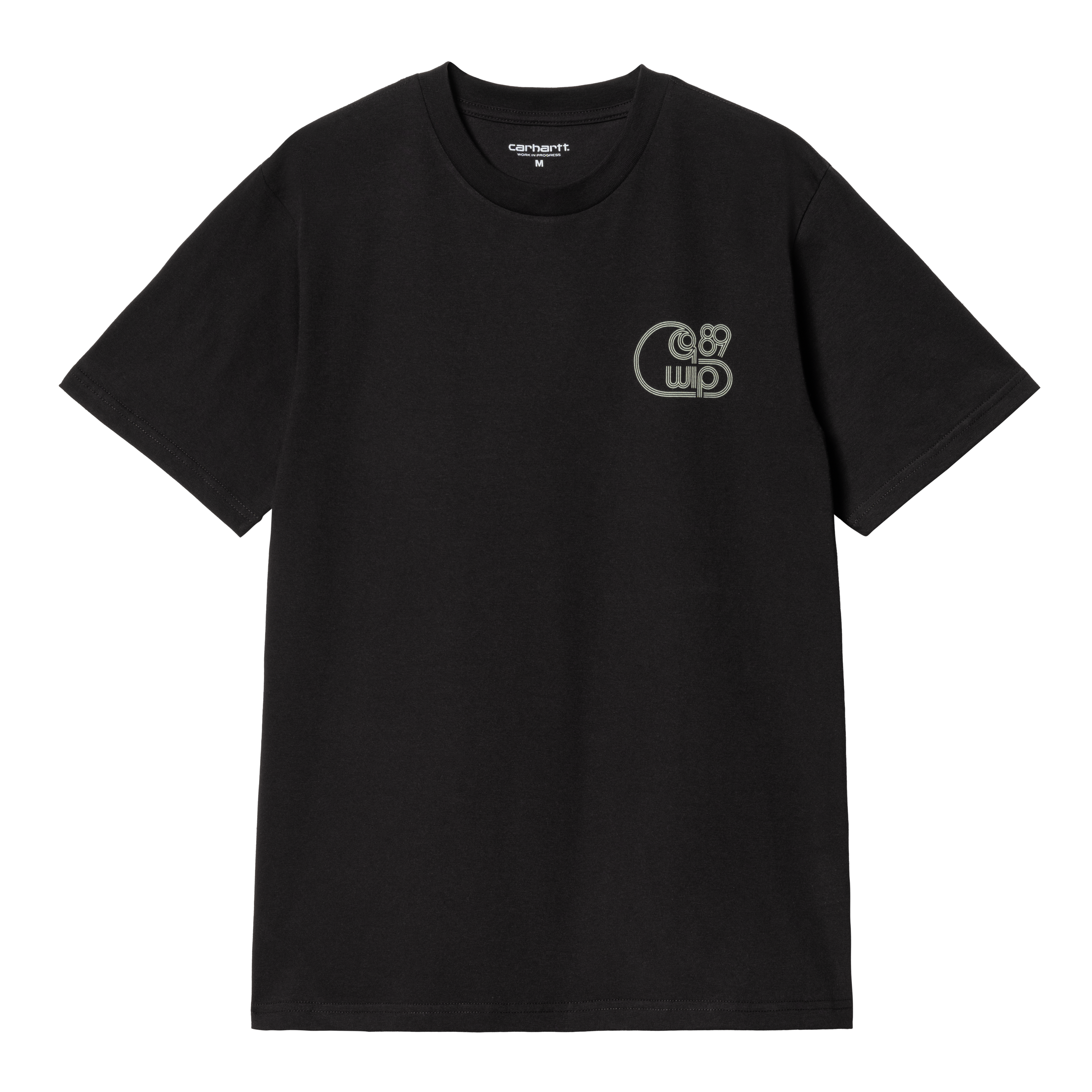 Carhartt WIP Short Sleeve Night Night T-Shirt in Schwarz