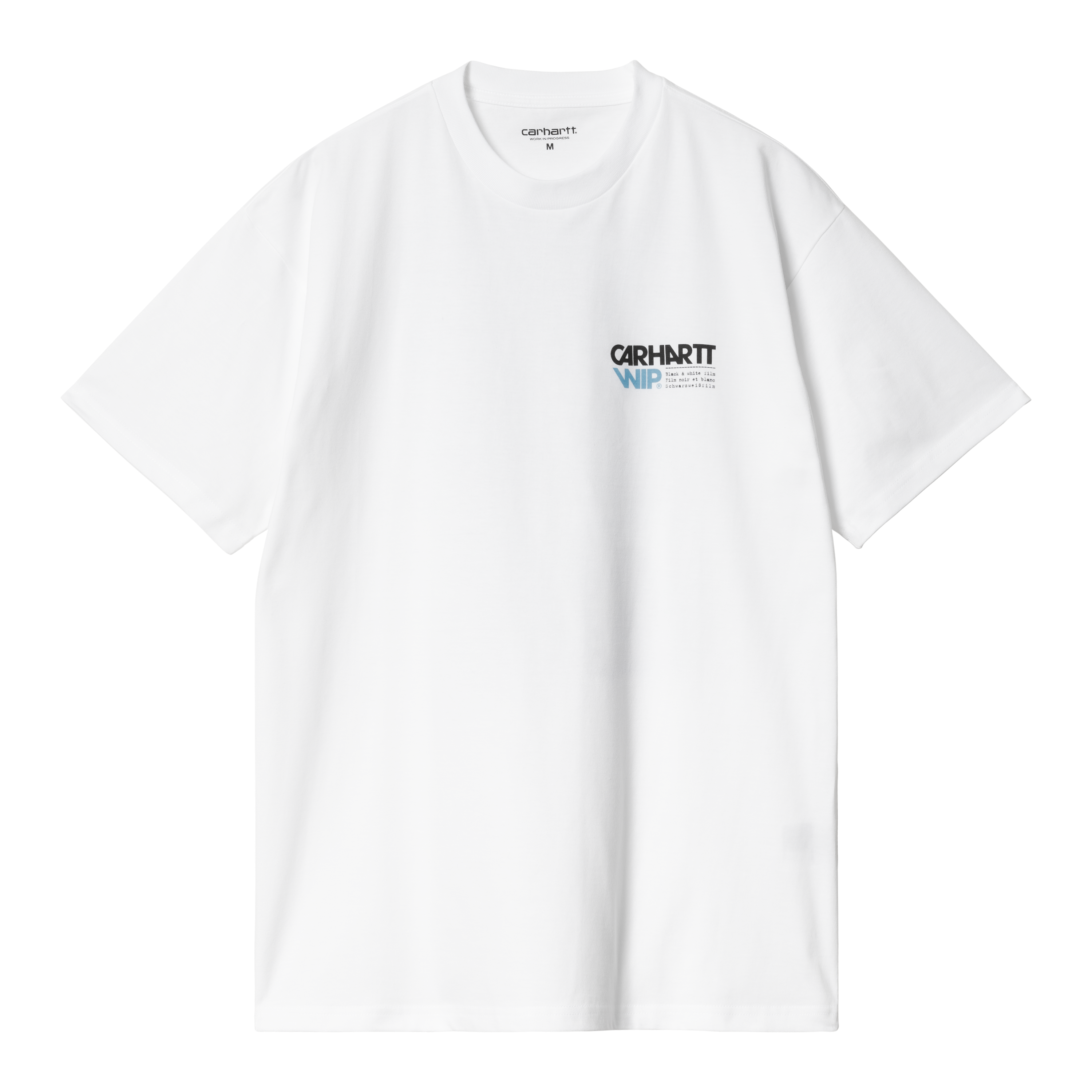 Carhartt WIP Short Sleeve Contact Sheet T-Shirt in Bianco