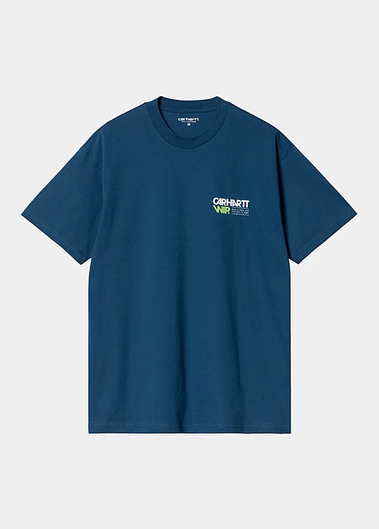 Carhartt WIP Short Sleeve Contact Sheet T-Shirt em Azul