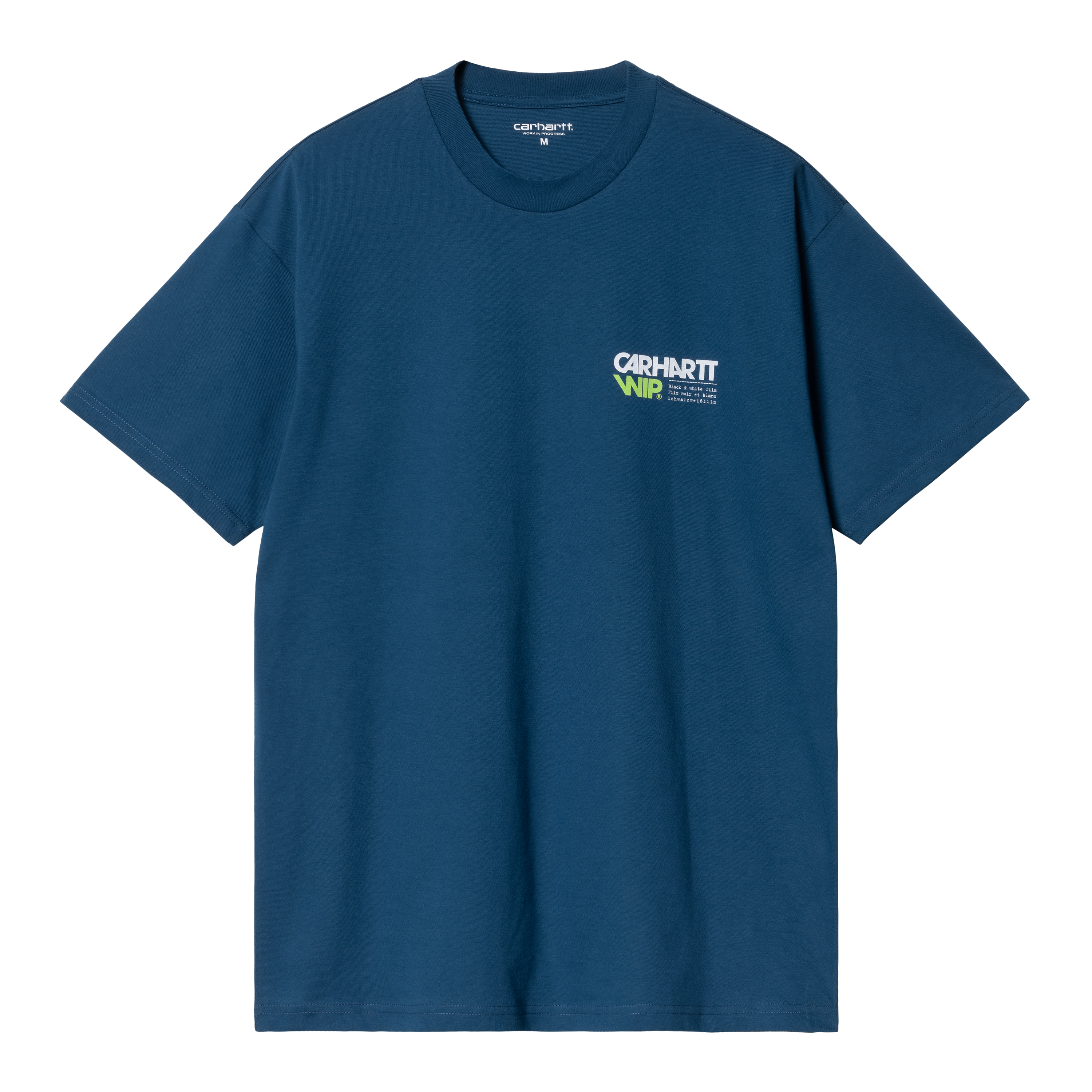 Carhartt WIP Short Sleeve Contact Sheet T-Shirt in Blue
