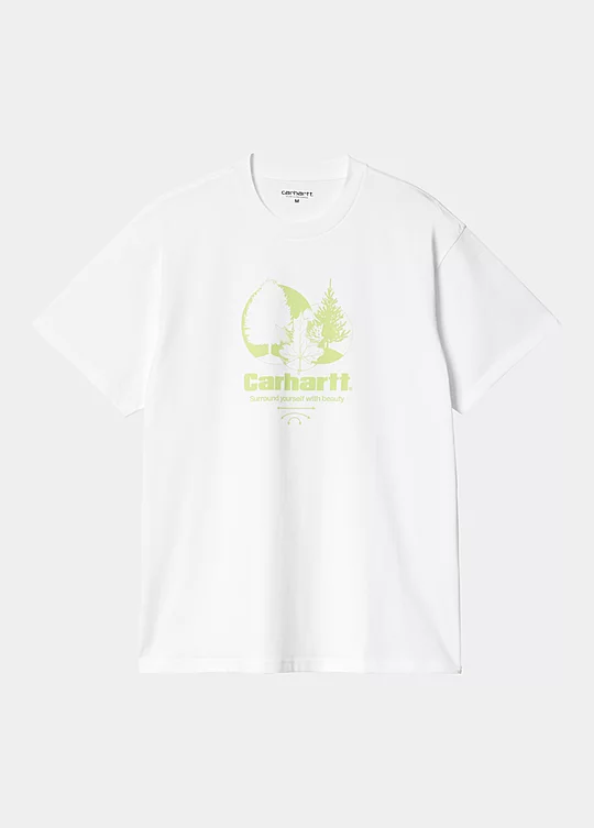 Carhartt WIP Short Sleeve Surround T-Shirt en Blanco