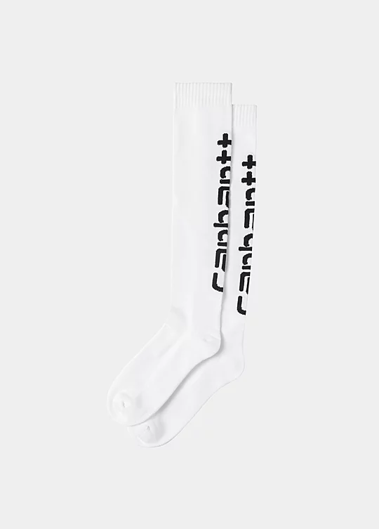 Carhartt WIP Carhartt Script Socks em Branco