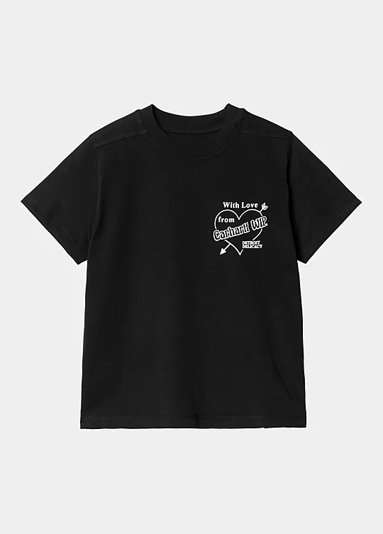 Carhartt WIP Women’s Short Sleeve Delicacy T-Shirt in Black
