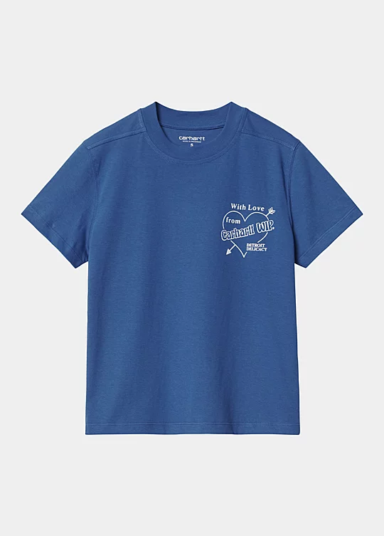Carhartt WIP Women’s Short Sleeve Delicacy T-Shirt in Blue