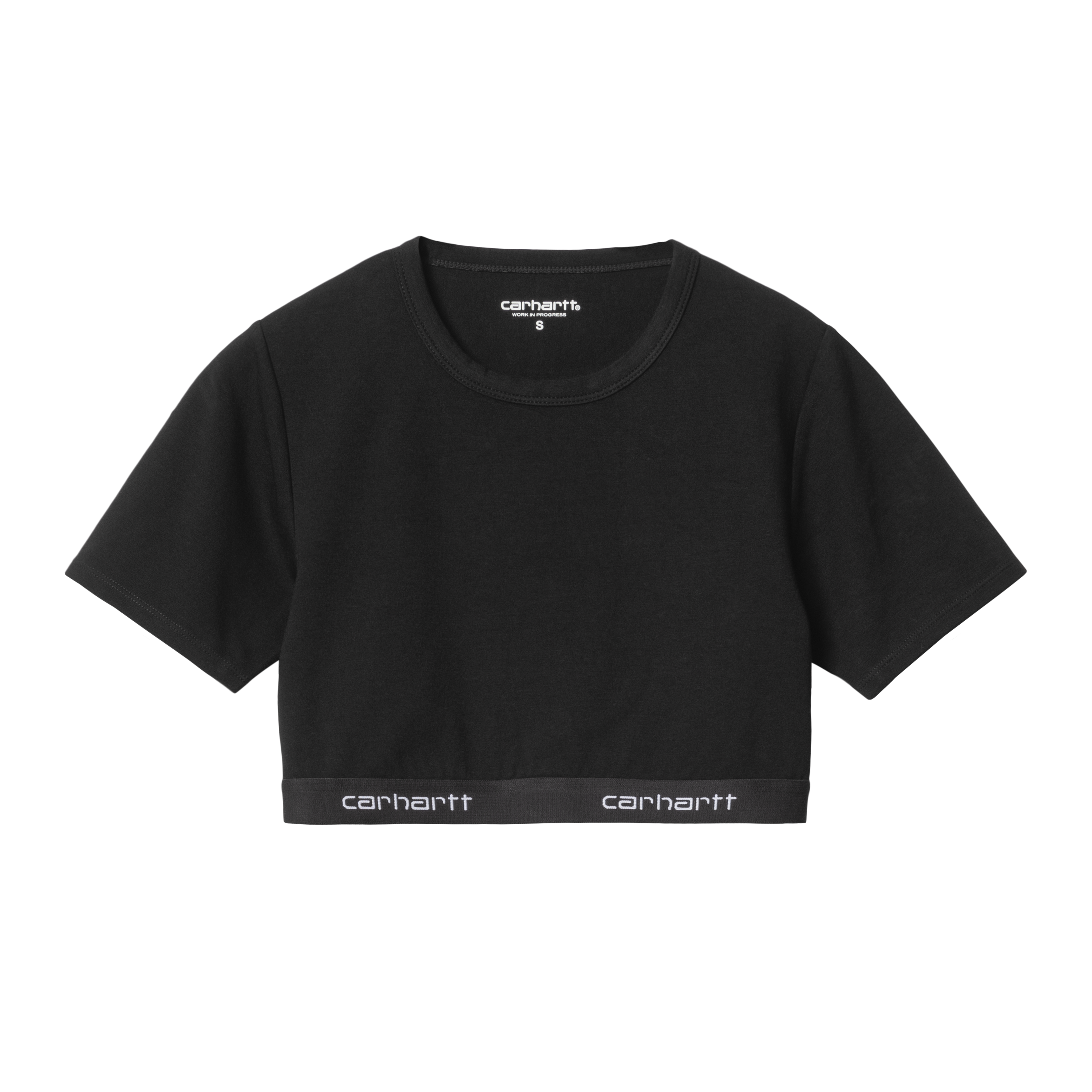 Carhartt WIP Women’s Script Crop Top en Negro