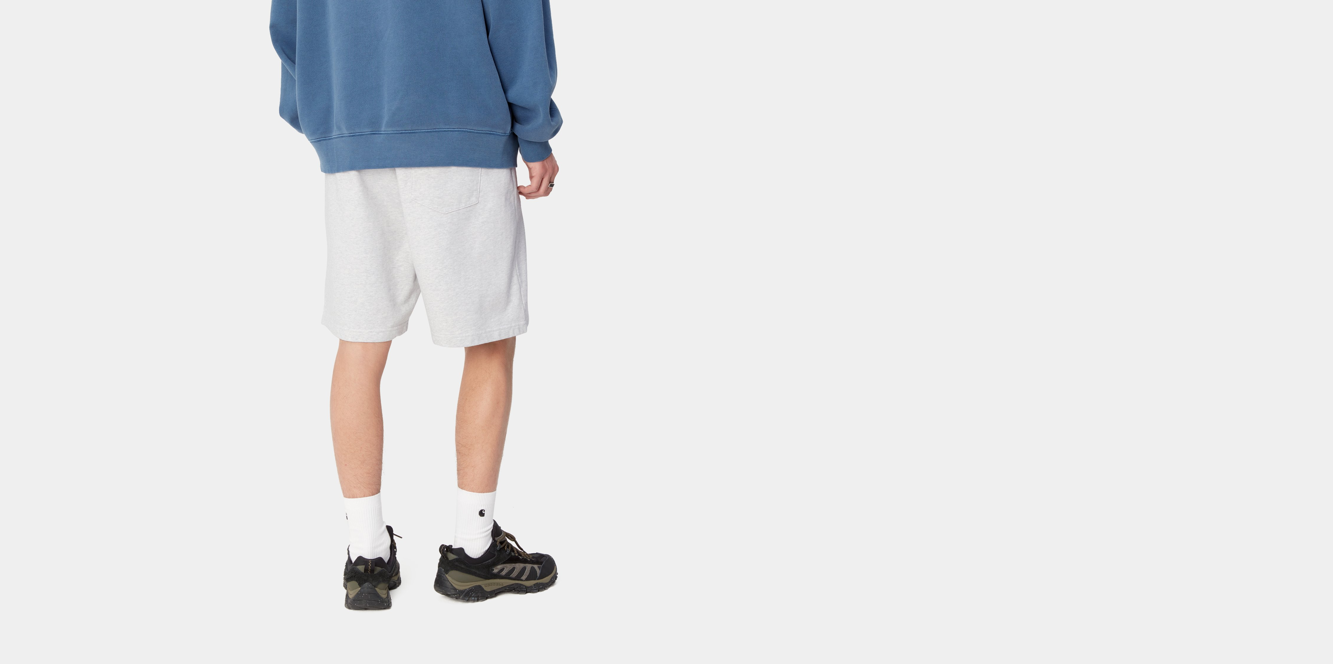 Carhartt WIP Smart Sports Sweat Short, Ash Heather | Official Online Store