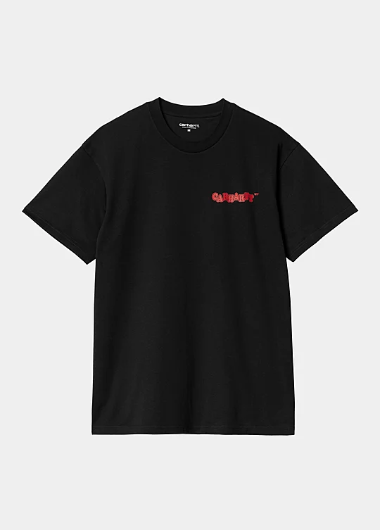 Carhartt WIP Short Sleeve Fast Food T-Shirt in Black