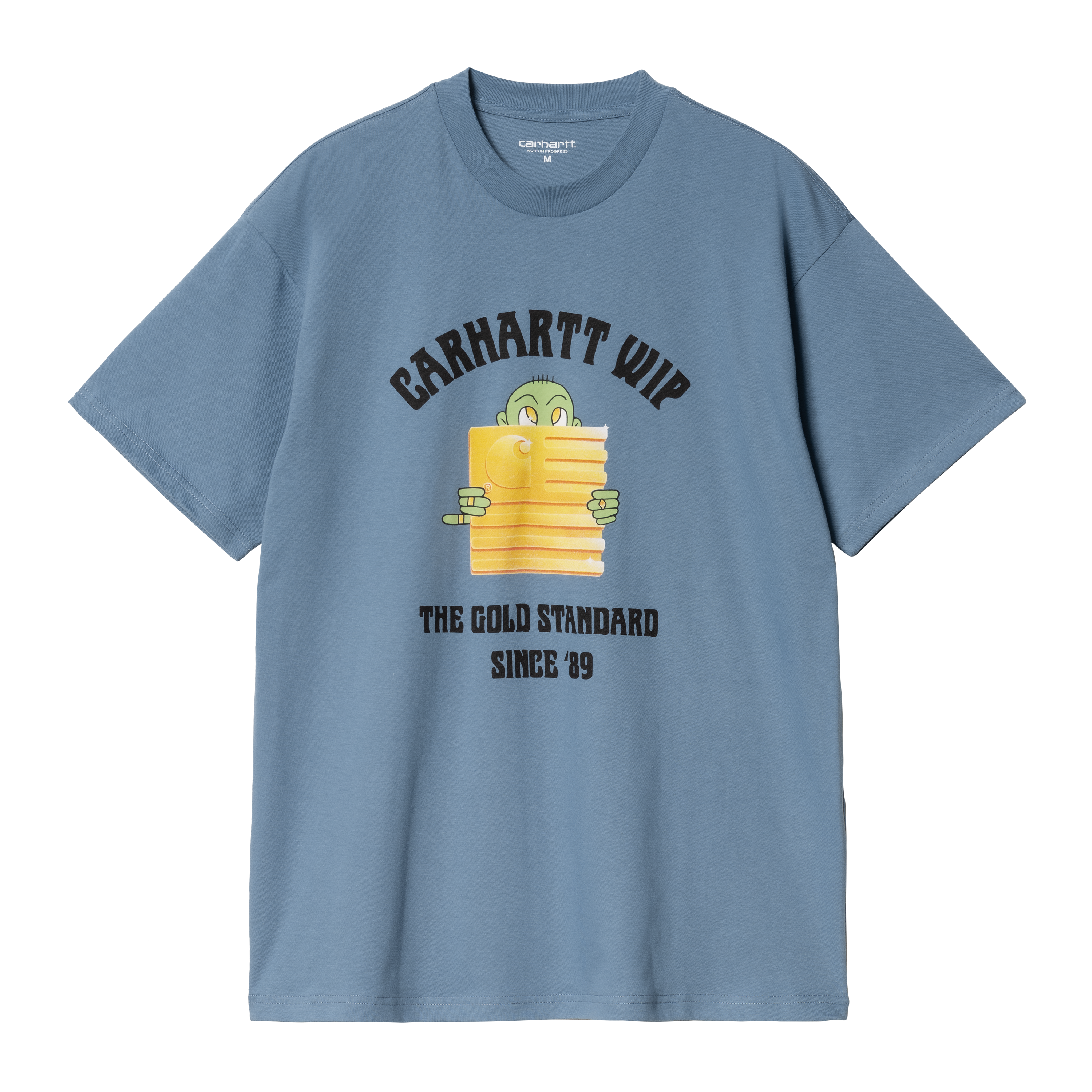 Carhartt WIP Short Sleeve Gold Standard T-Shirt in Blu