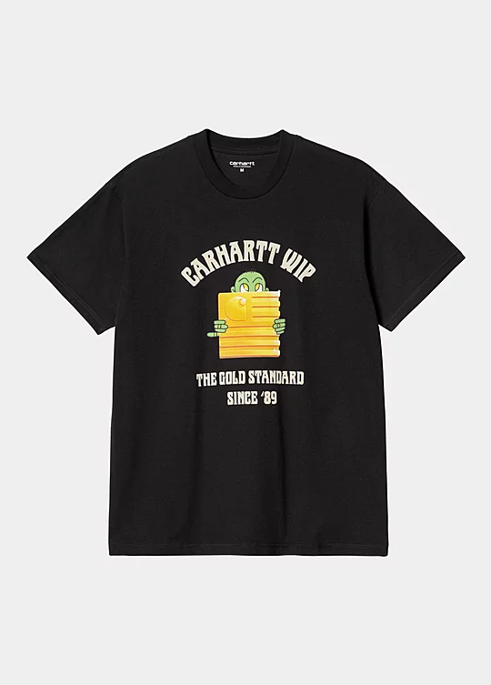Carhartt WIP Short Sleeve Gold Standard T-Shirt in Schwarz