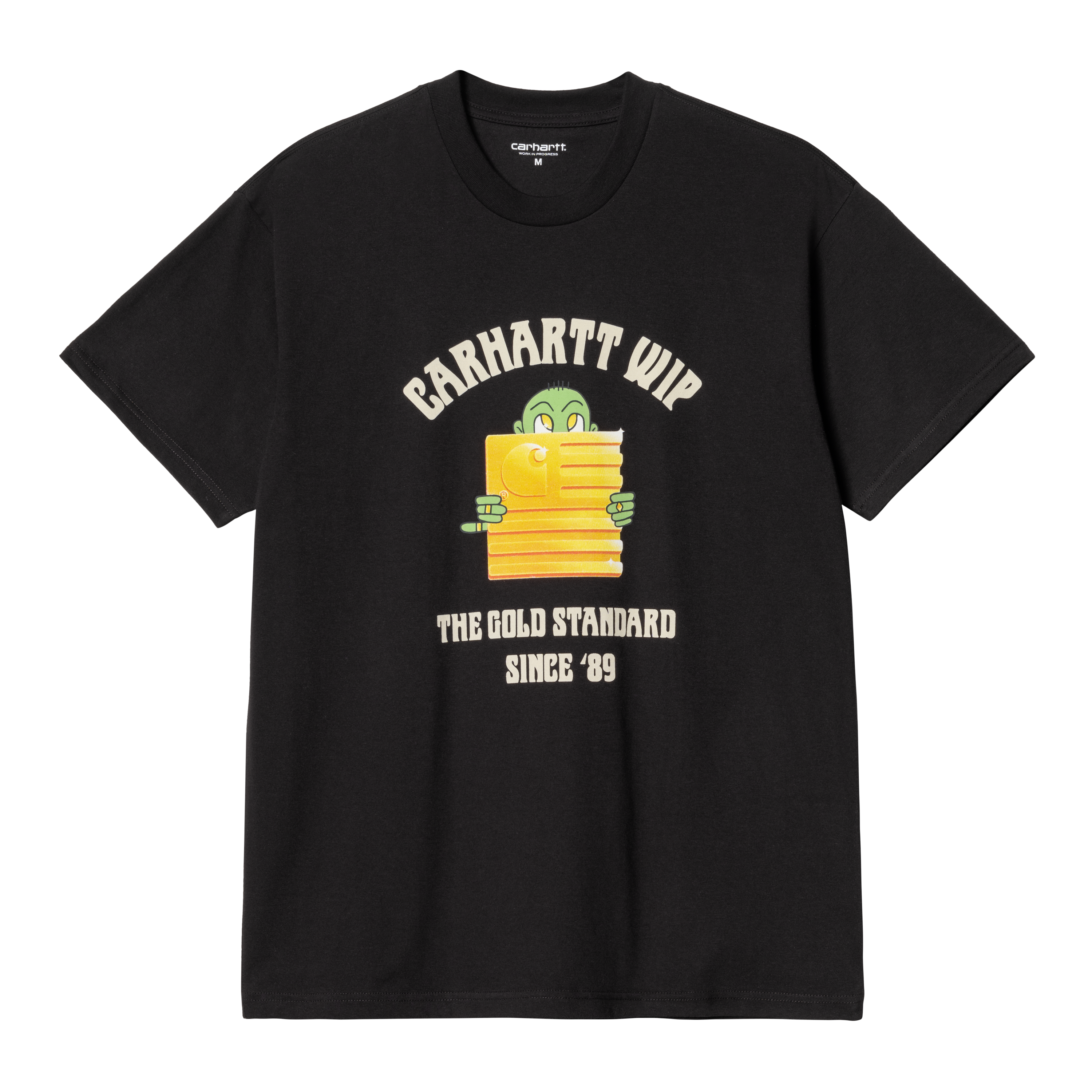 Carhartt WIP Short Sleeve Gold Standard T-Shirt in Black