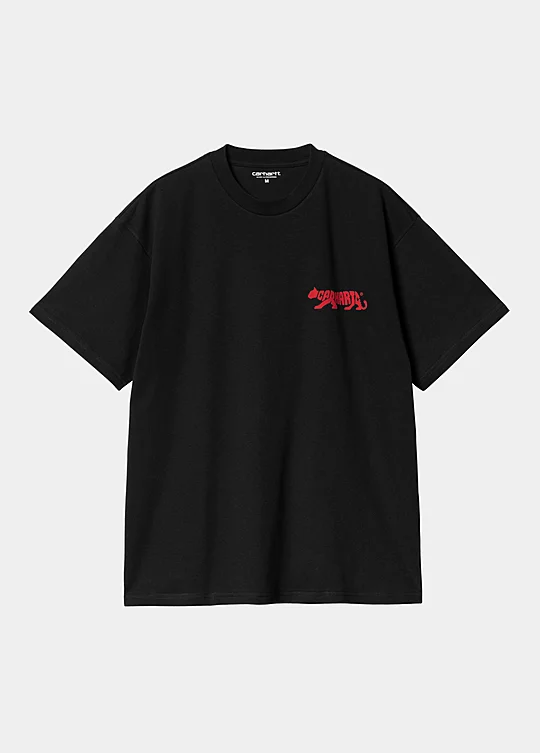 Carhartt WIP Short Sleeve Rocky T-Shirt in Nero