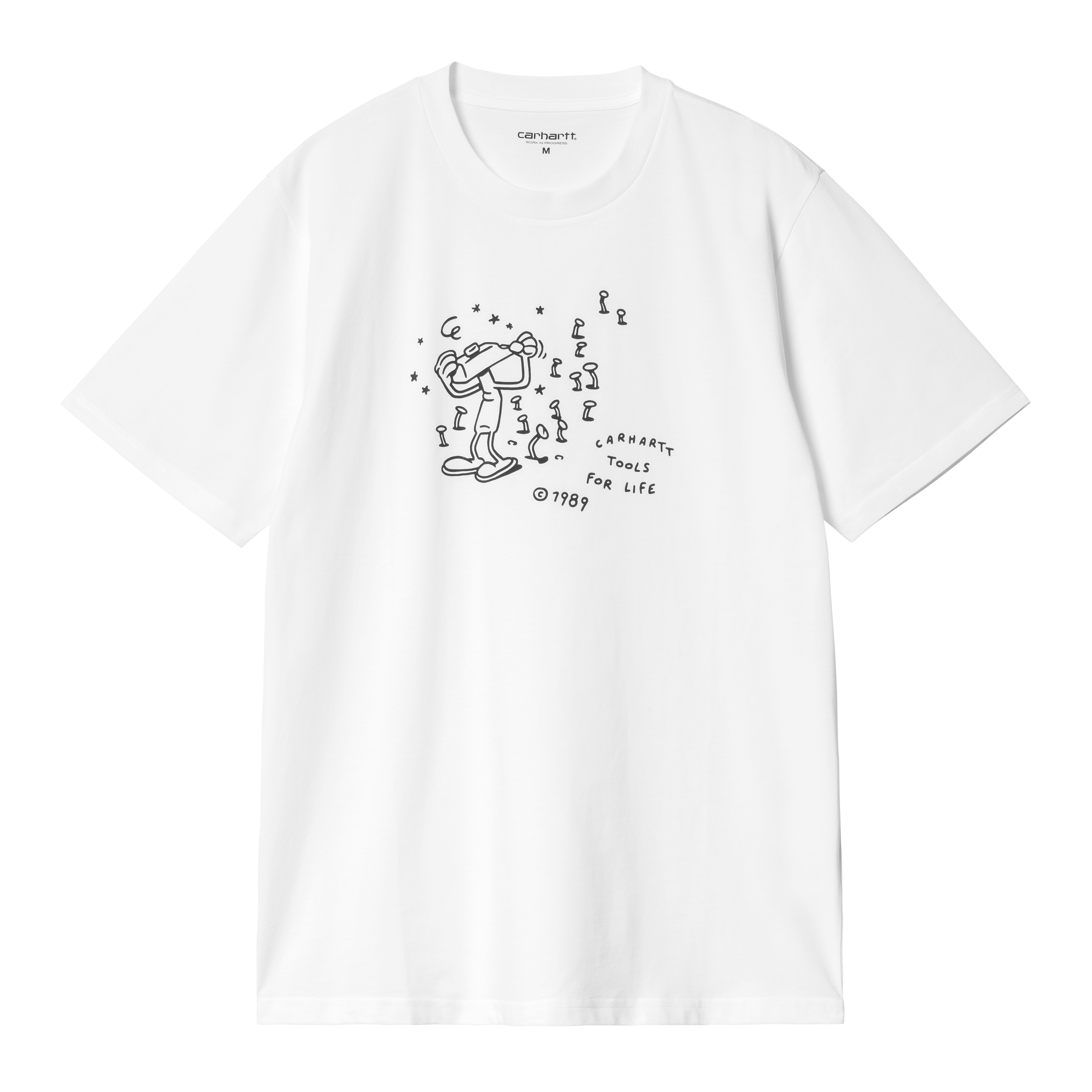 Carhartt WIP Short Sleeve Tools For Life T-Shirt in White