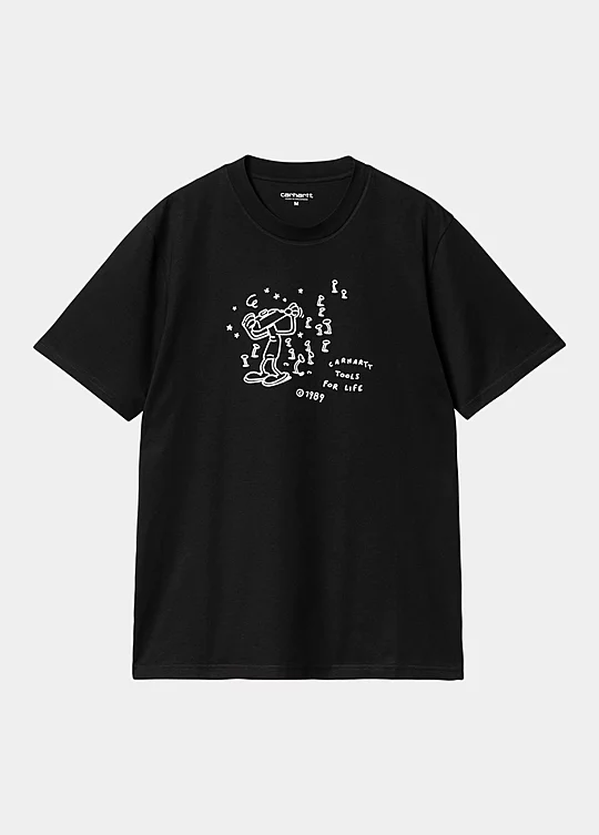 Carhartt WIP Short Sleeve Tools For Life T-Shirt in Nero