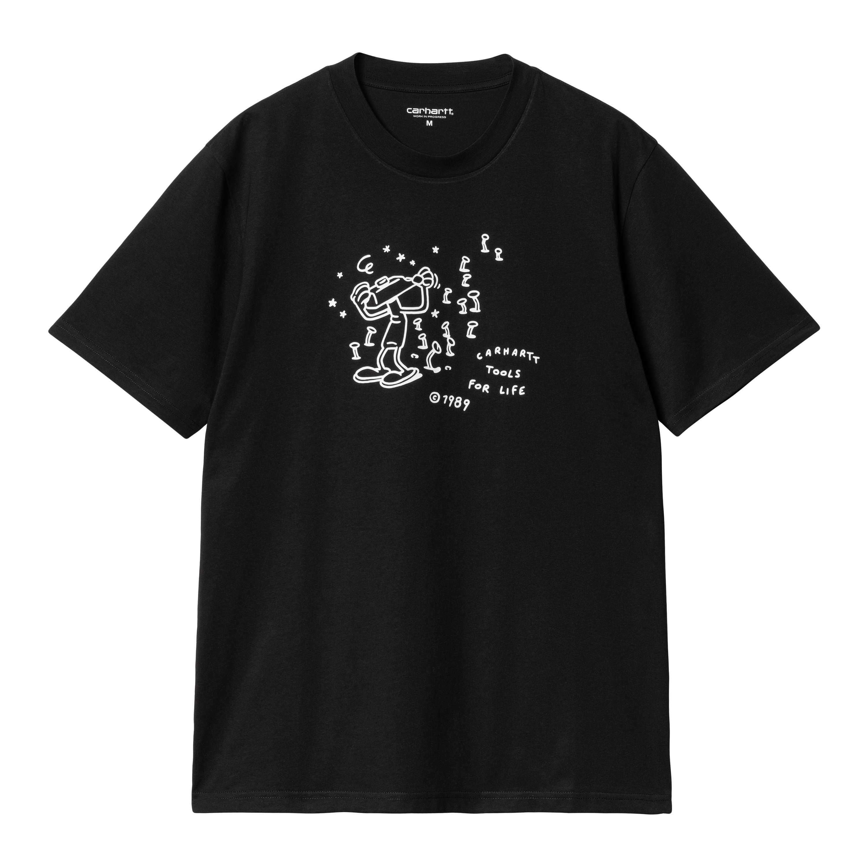 Carhartt WIP Short Sleeve Tools For Life T-Shirt in Black