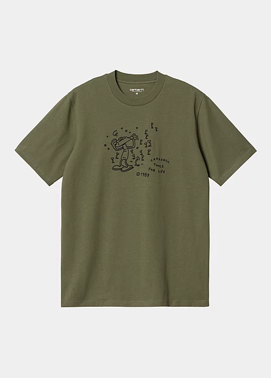 Carhartt WIP Short Sleeve Tools For Life T-Shirt in Green