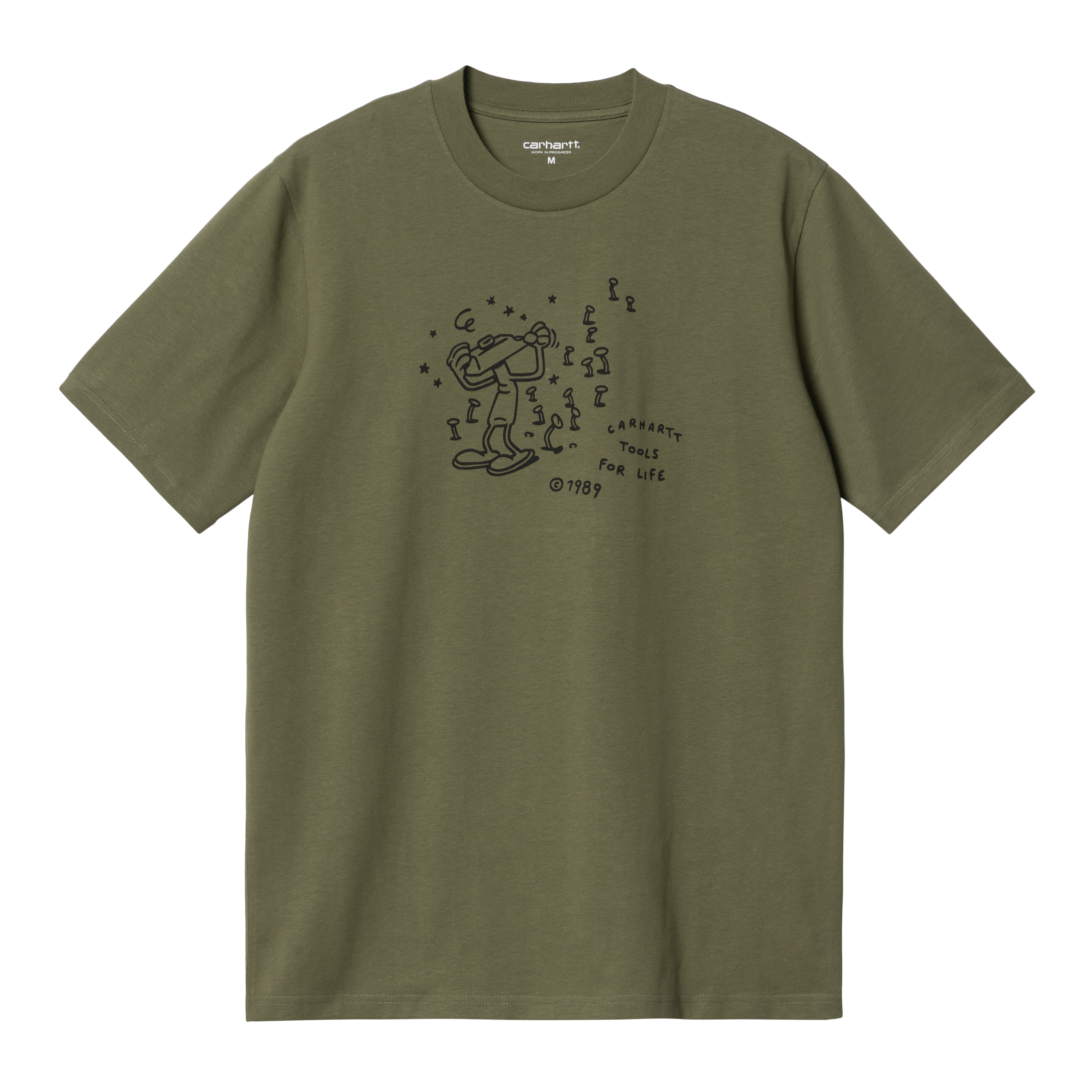 Carhartt WIP Short Sleeve Tools For Life T-Shirt in Verde