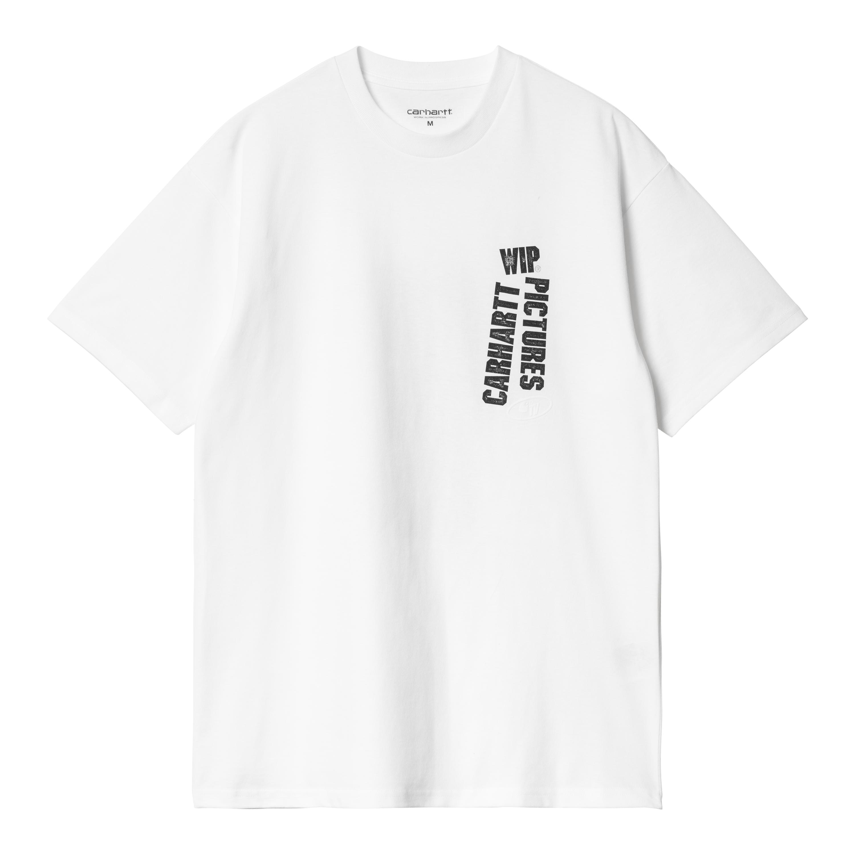 Carhartt WIP Short Sleeve Wip Pictures T-Shirt in Bianco